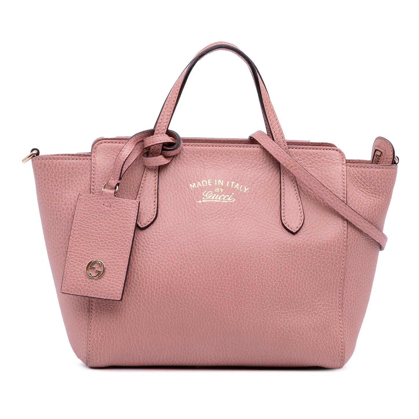 Gucci Swing Leather Mini Travel Bag