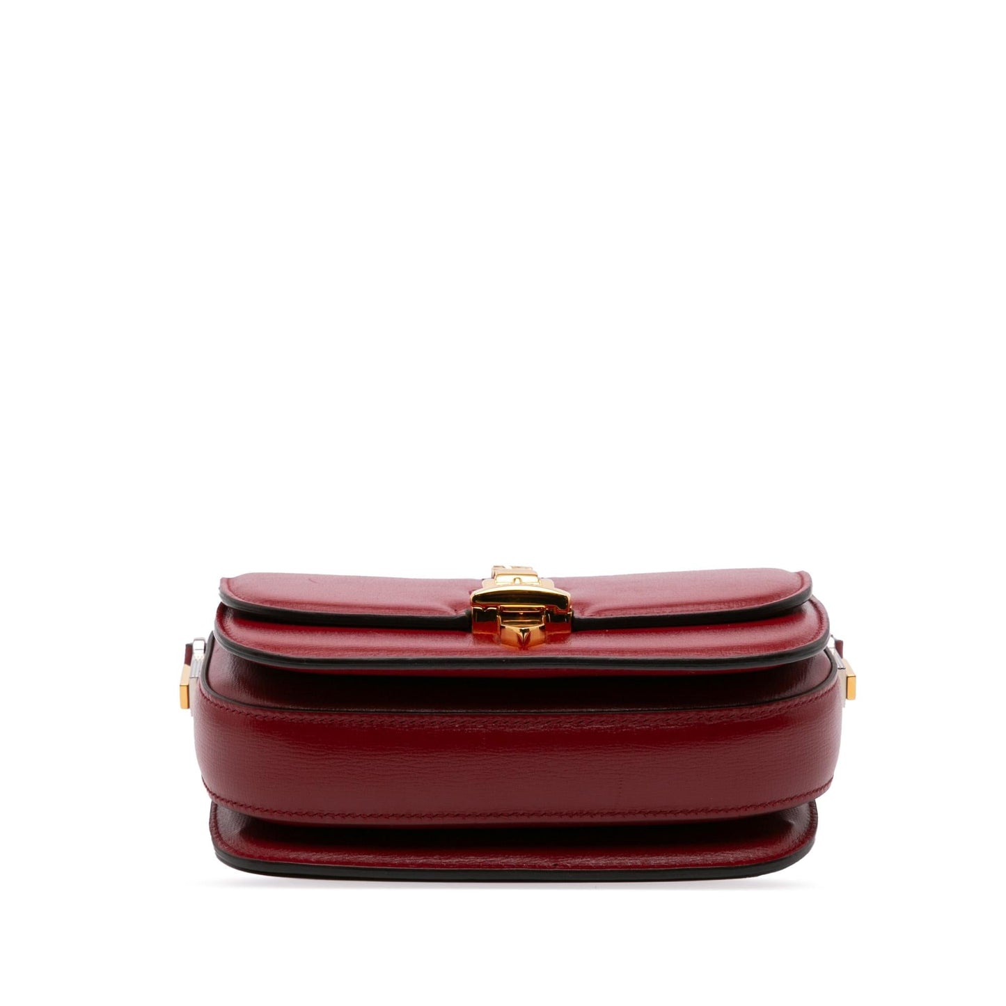 Gucci Sylvie Leather Calf Red Mini Crossbody Bag