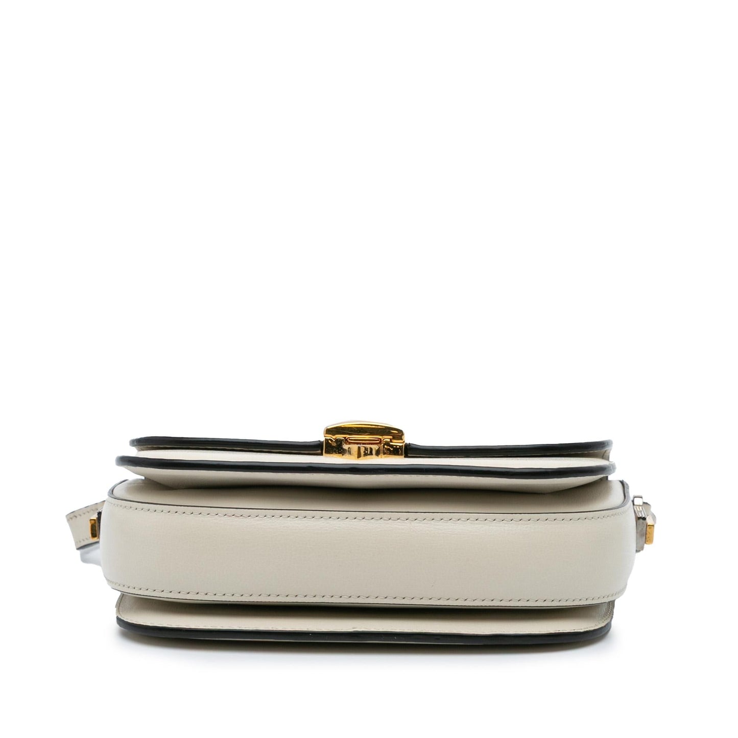 Gucci Sylvie Leather Calf White Mini Crossbody Bag Crossbody 7