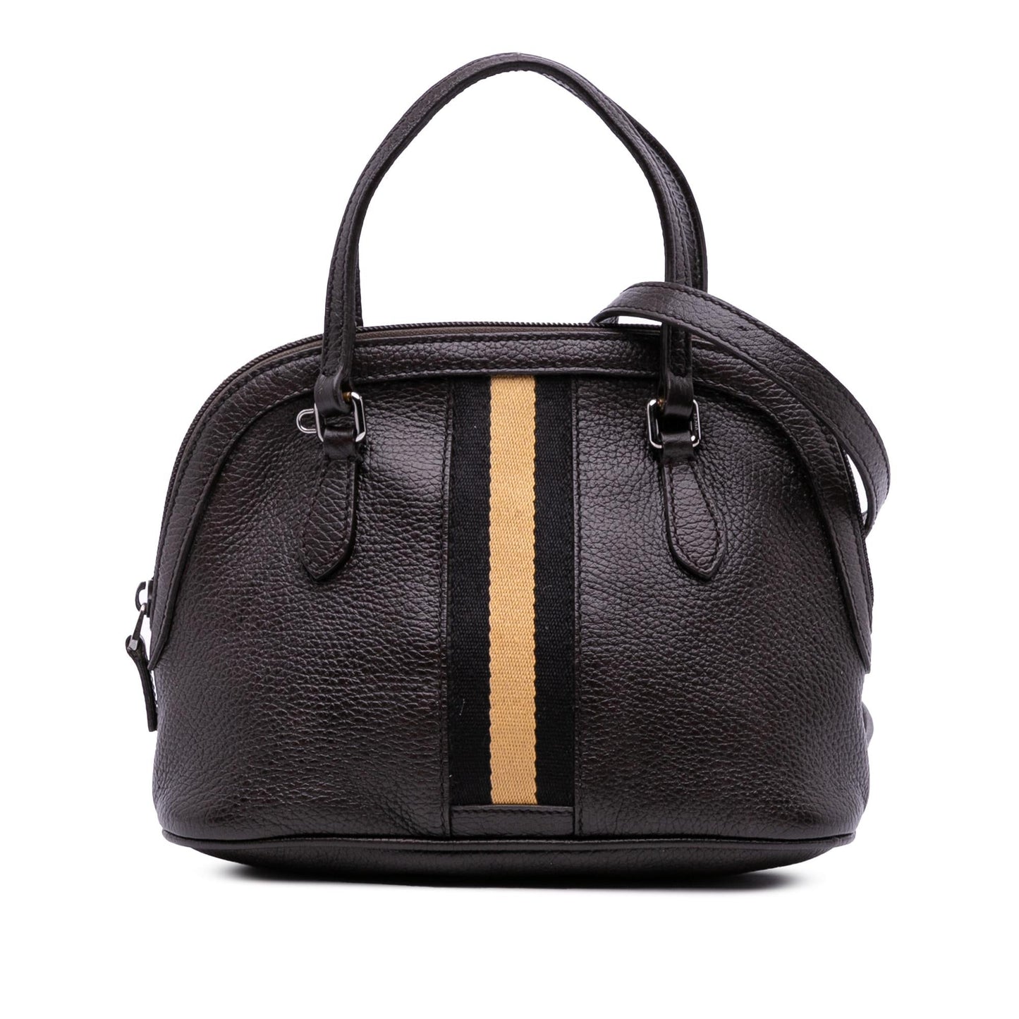 Gucci Web Dome Leather Mini Travel Bag