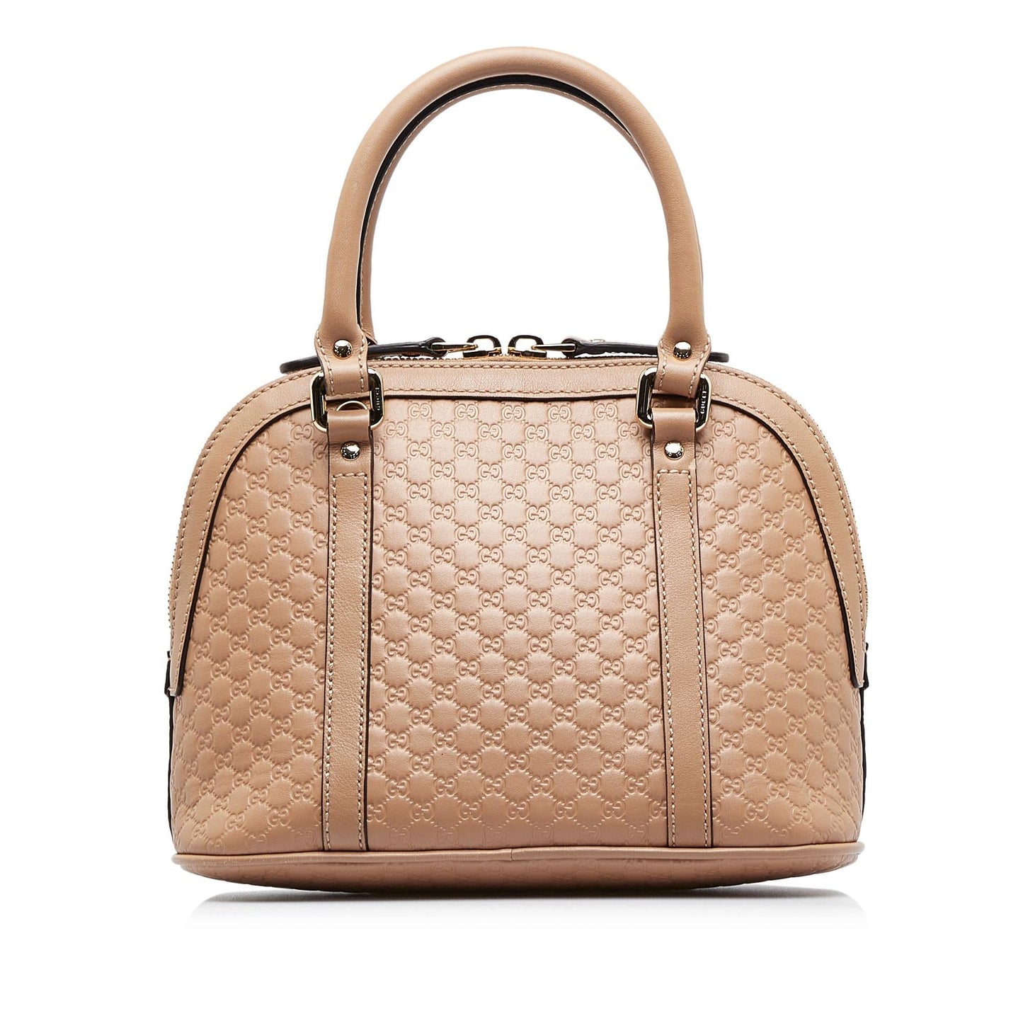 Gucci Microguccissima Dome SHG-zvA1OJ Calf Brown Mini Satchel Bag