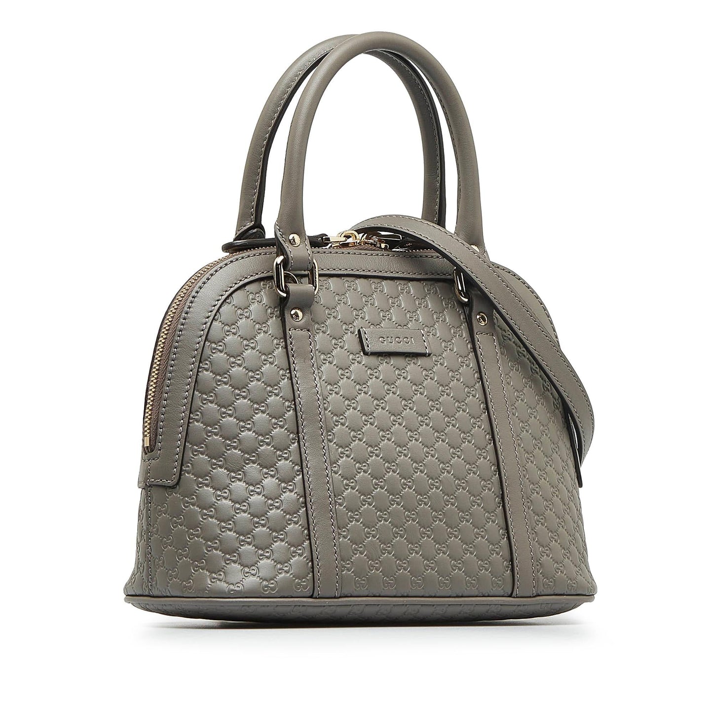 Gucci Microguccissima Dome SHG-rjPysy Calf Grey Mini Satchel Bag