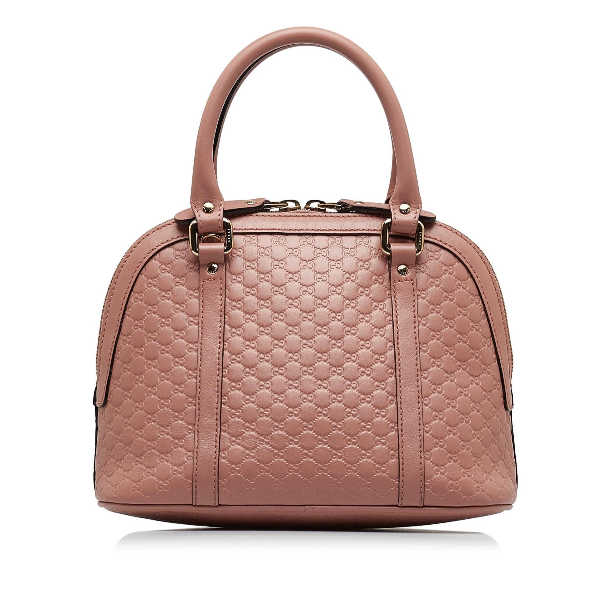 Gucci Microguccissima Dome SHG-kCg8RG Calf Pink Mini Satchel Bag