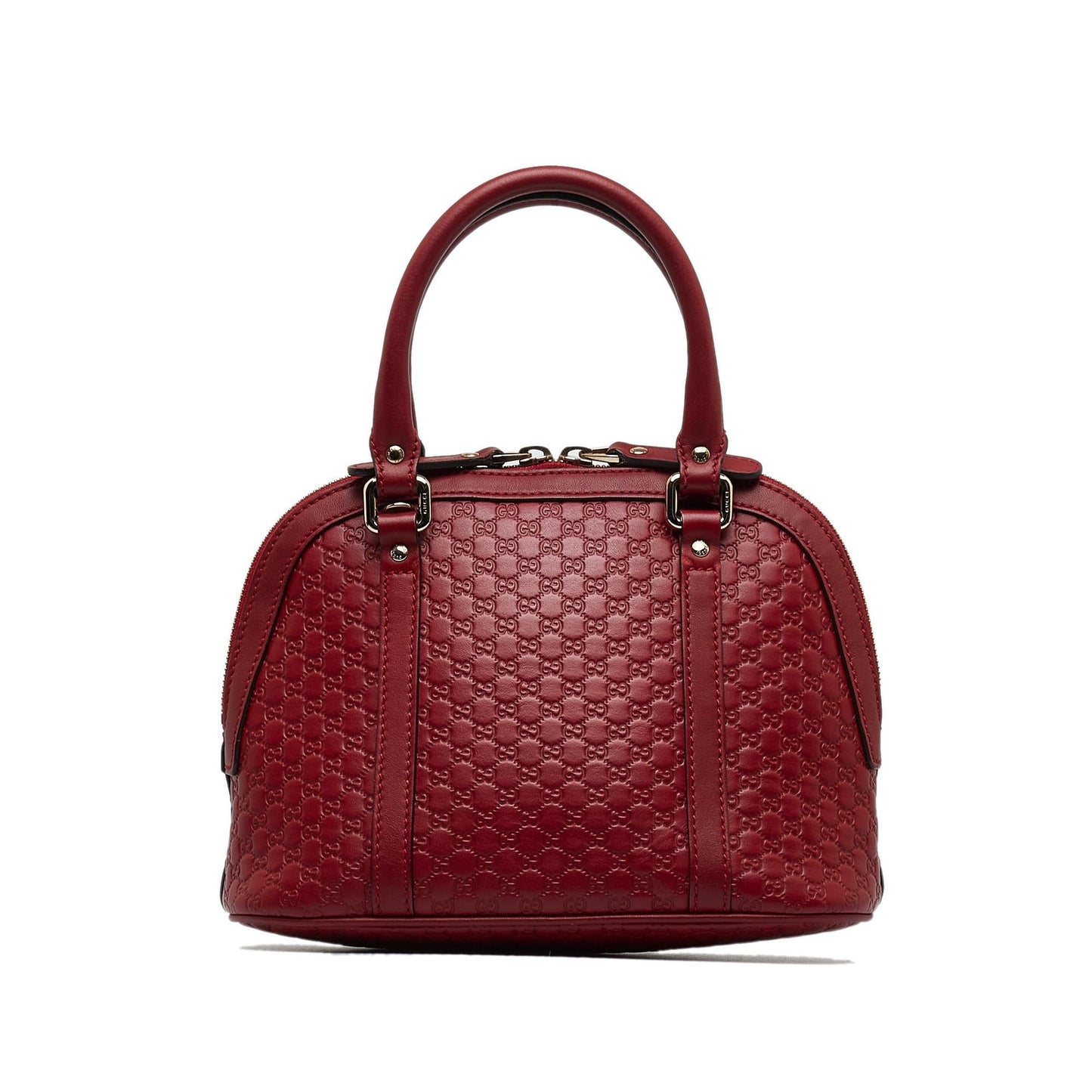 Gucci Microguccissima Dome SHG-2zSU9H Calf Red Mini Satchel Bag