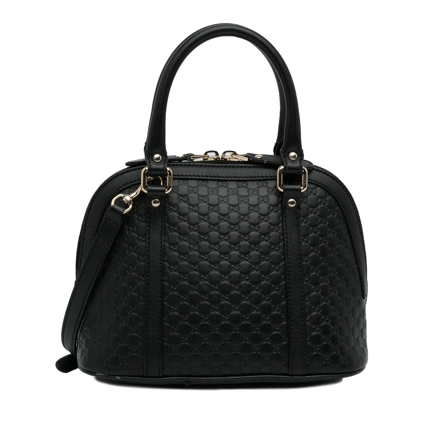 Gucci Microguccissima Dome SHG-5mVqqh Calf Black Mini Satchel Bag