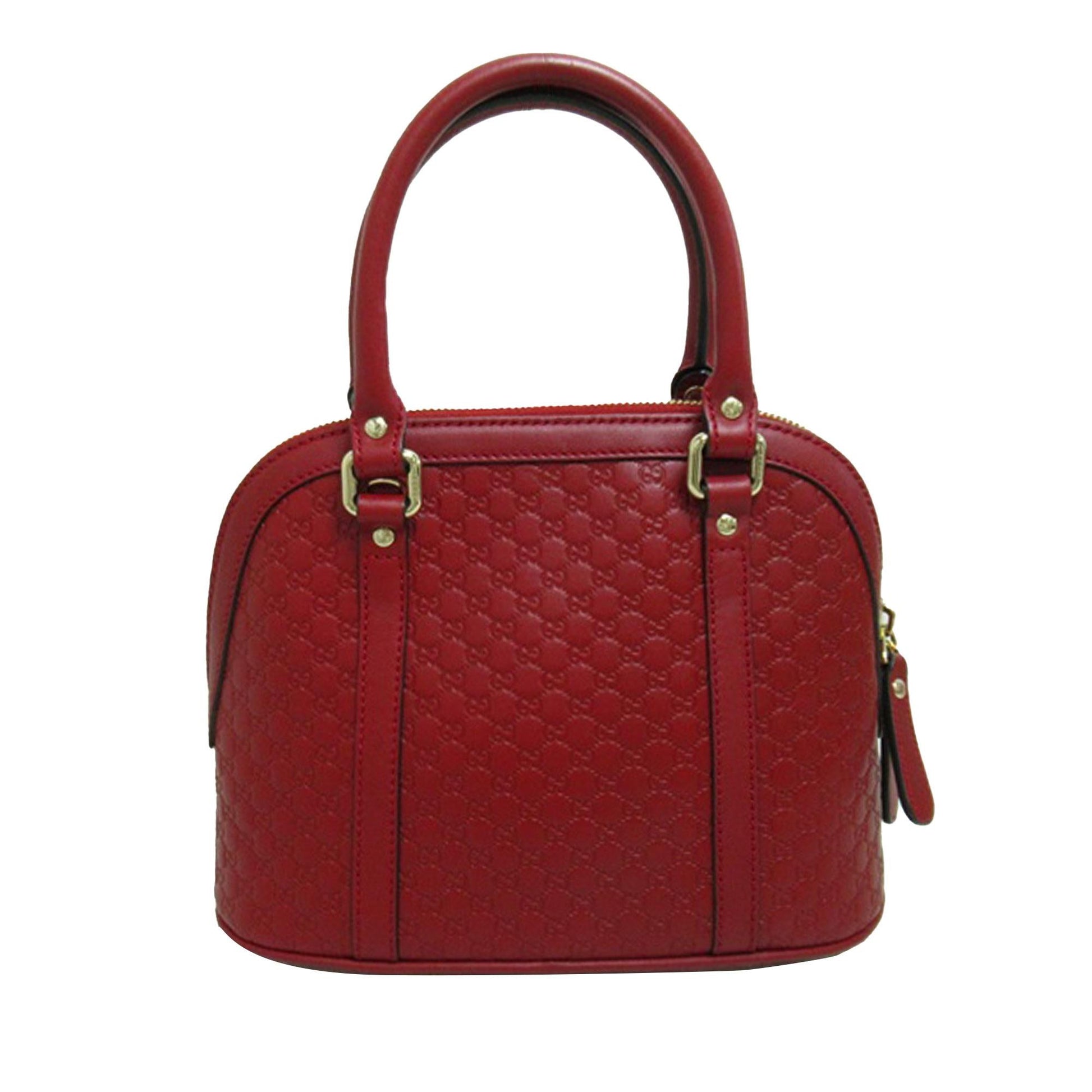 Gucci Microguccissima Dome SHG-LFhhD4 Calf Red Mini Satchel Bag