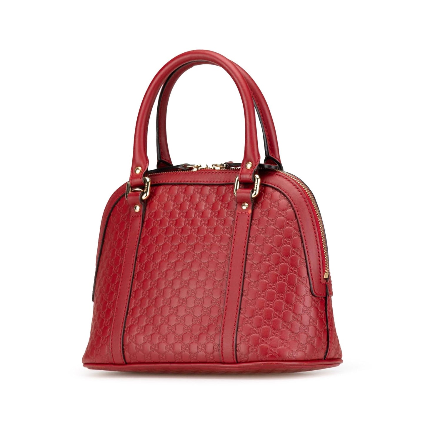 Gucci Microguccissima Dome Calf Red Mini Satchel Bag Satchel 1