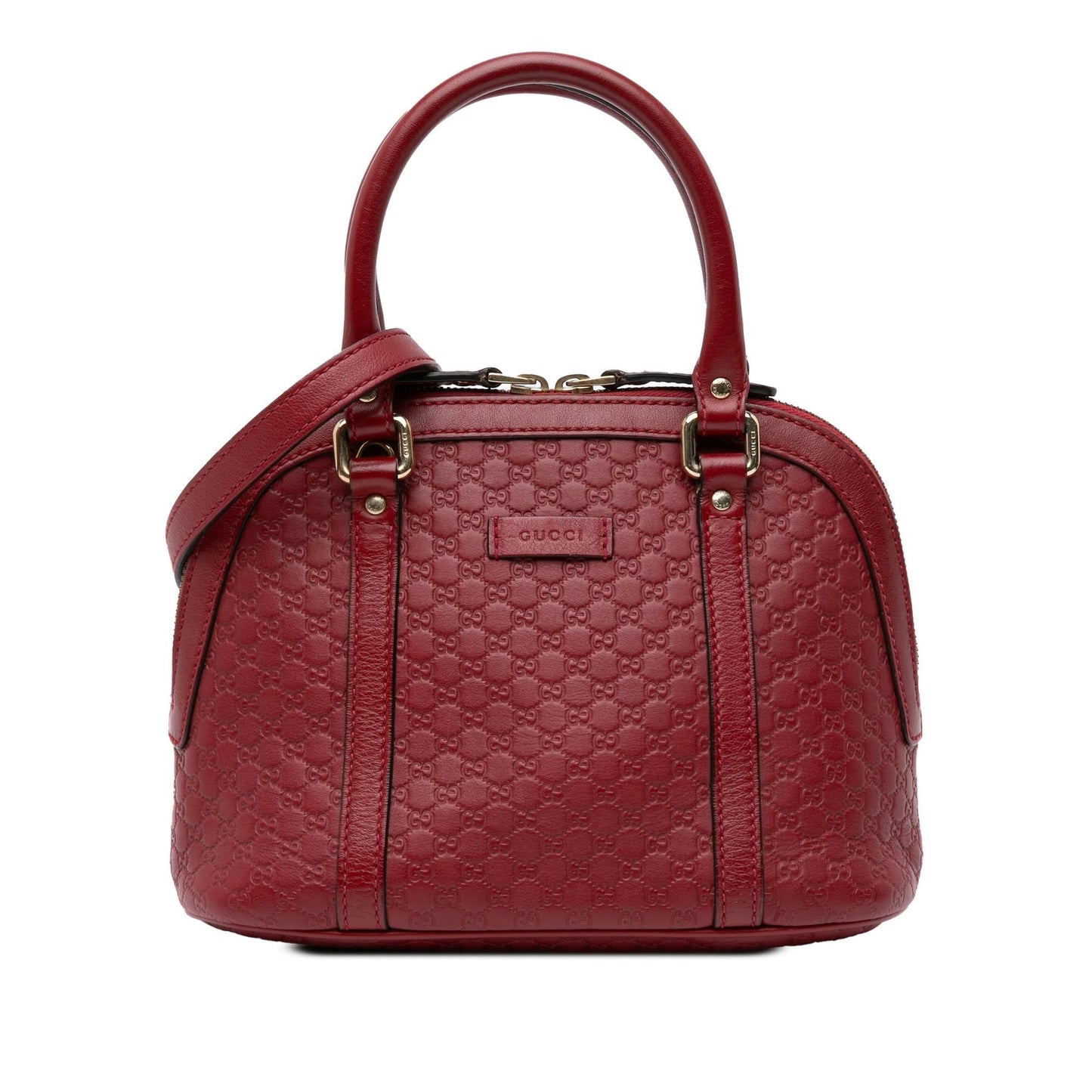 Gucci Microguccissima Dome Calf Red Mini Satchel Bag Satchel 3