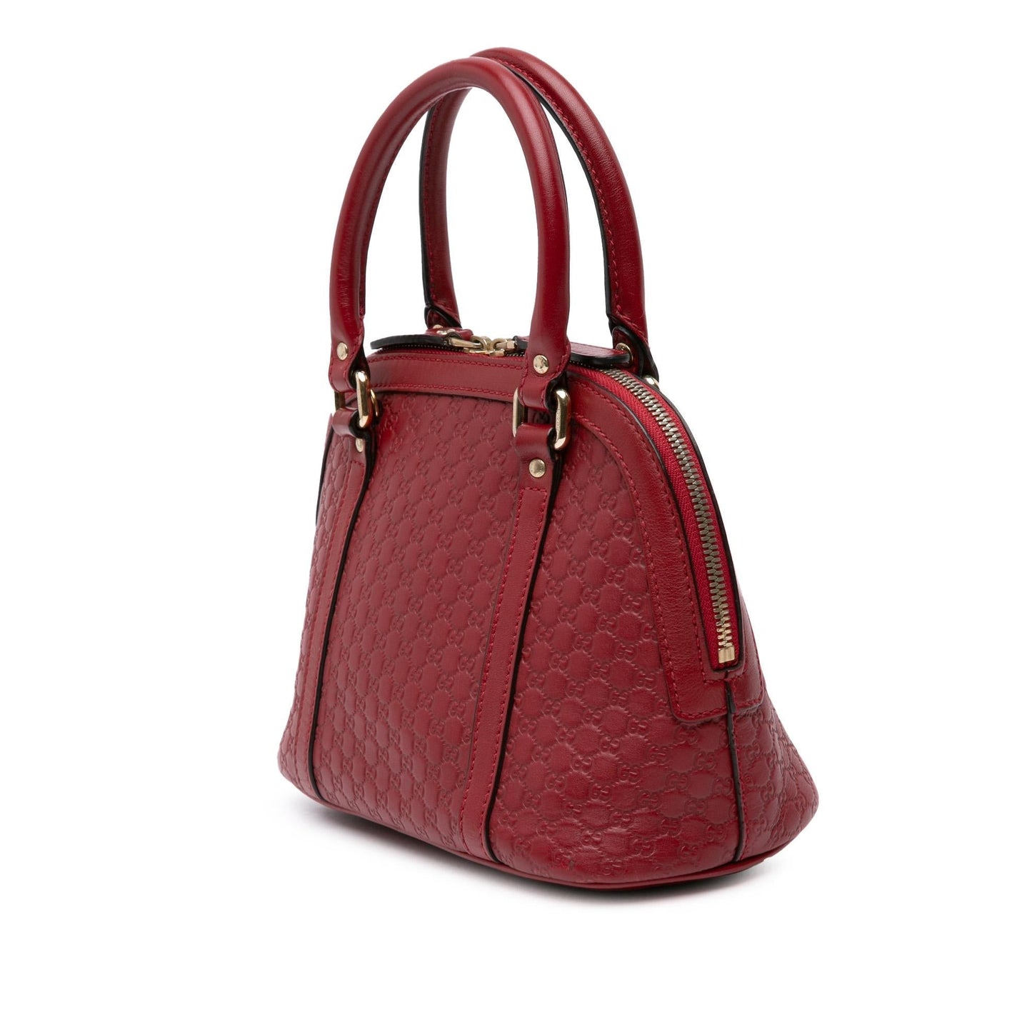 Gucci Microguccissima Dome Calf Red Mini Satchel Bag Satchel 3