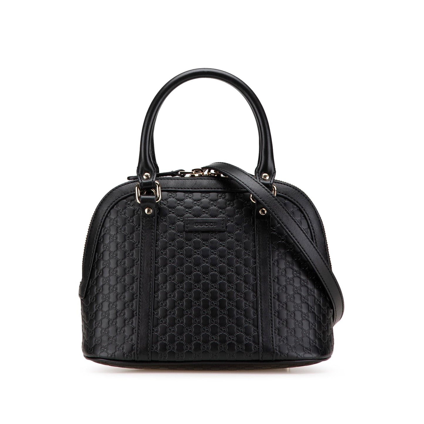 Gucci Microguccissima Dome Calf Black Mini Satchel Bag Satchel 4