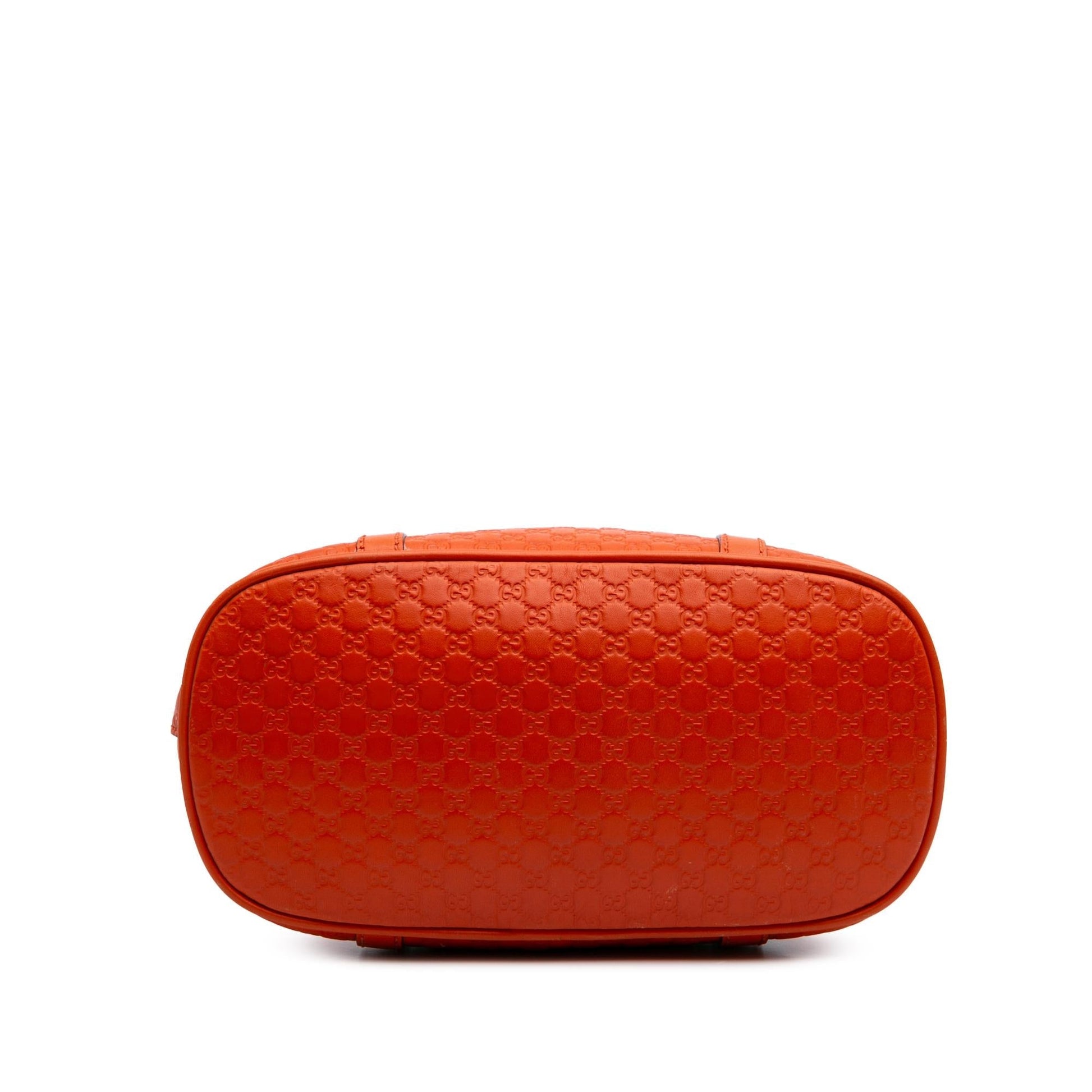 Gucci Microguccissima Dome Calf Orange Mini Satchel Bag Satchel 10