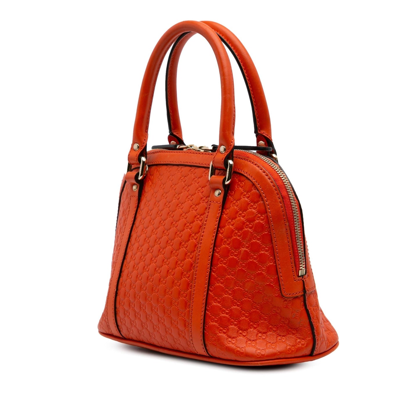 Gucci Microguccissima Dome Calf Orange Mini Satchel Bag Satchel 10