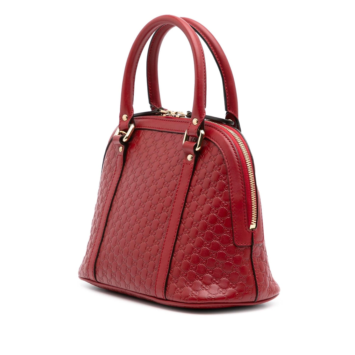 Gucci Microguccissima Dome Calf Red Mini Satchel Bag Satchel 13