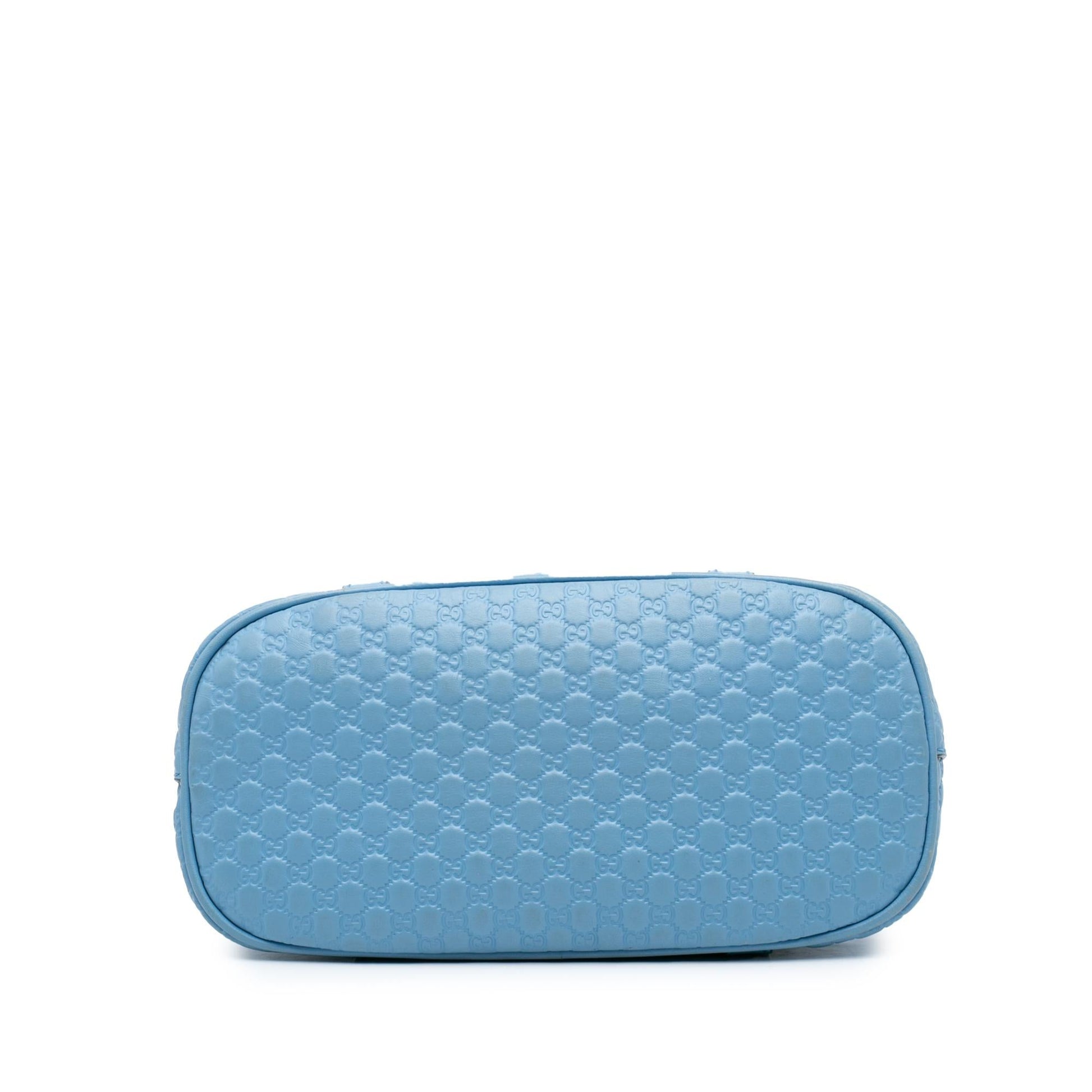 Gucci Microguccissima Dome Calf Blue Mini Satchel Bag Satchel 18