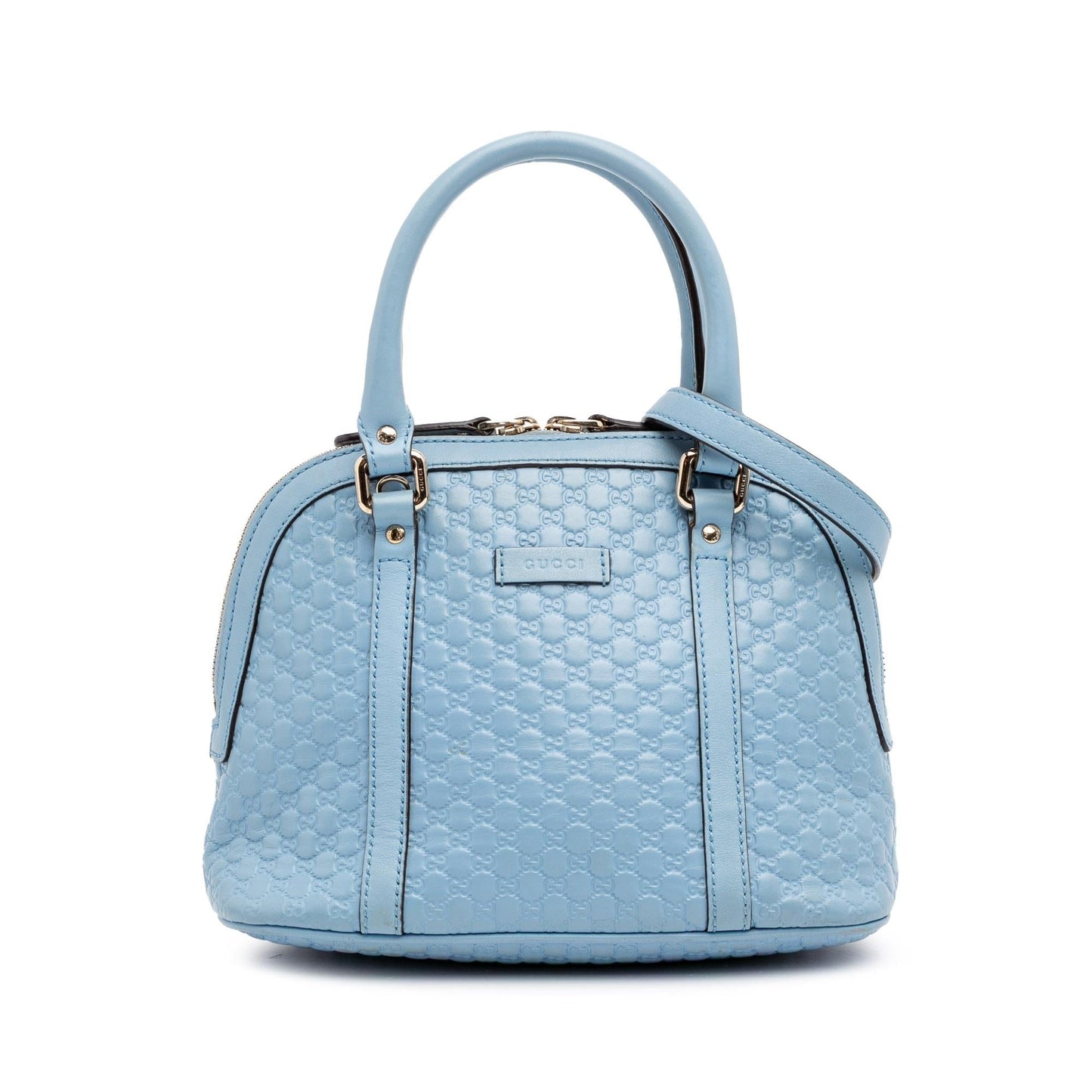 Gucci Microguccissima Dome Calf Blue Mini Satchel Bag Satchel 20