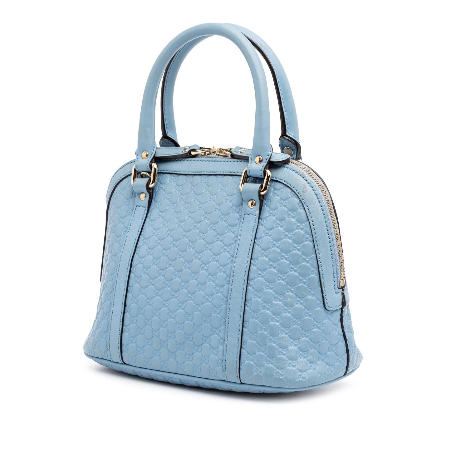 Gucci Microguccissima Dome Calf Blue Mini Satchel Bag Satchel 20