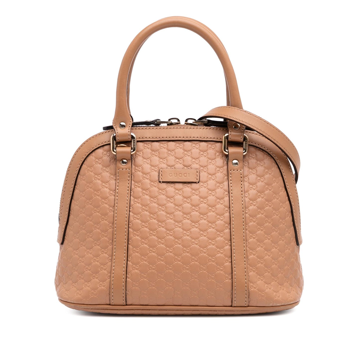 Gucci Microguccissima Dome Calf Brown Mini Satchel Bag Satchel 23