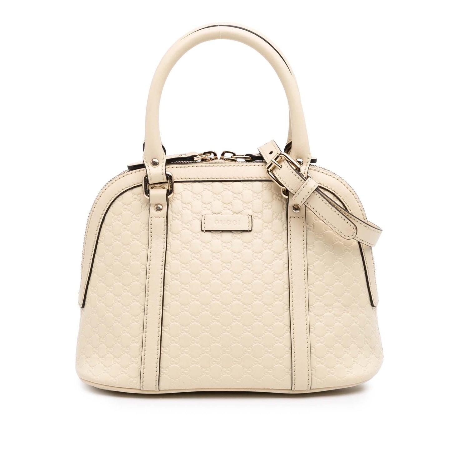 Gucci Microguccissima Dome Calf White Mini Satchel Bag Satchel 24
