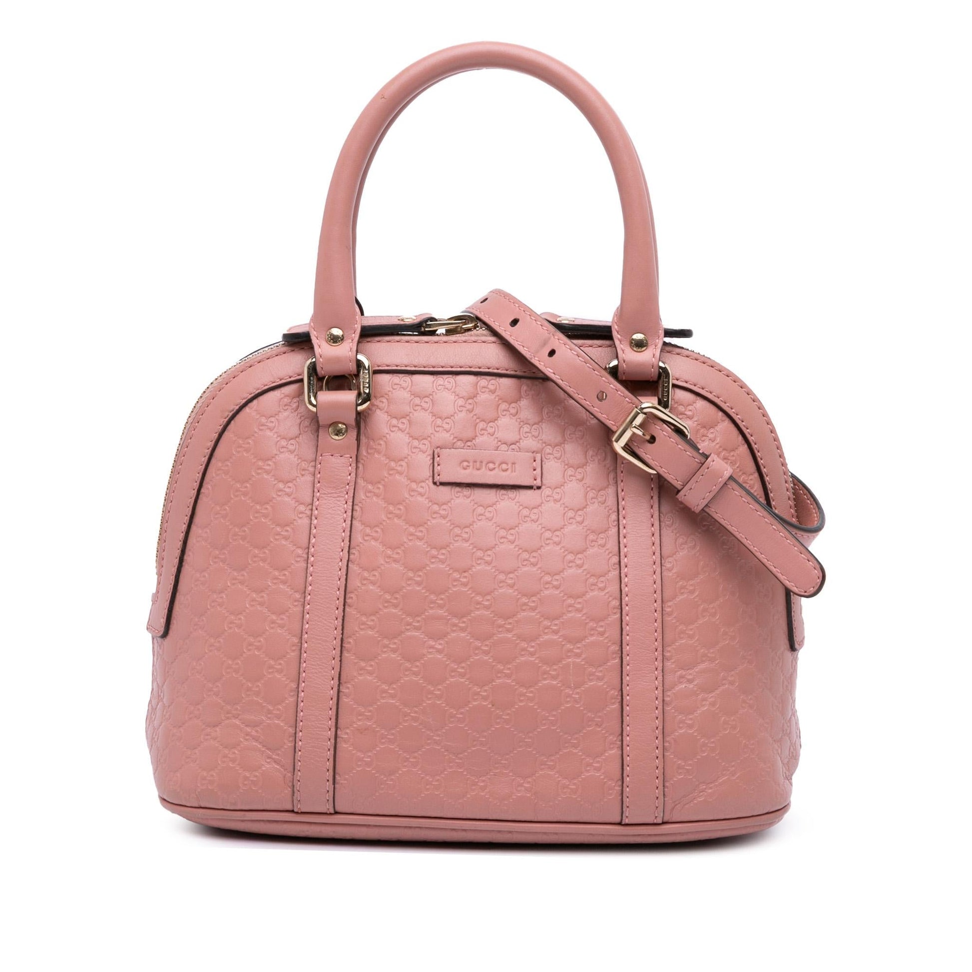 Gucci Microguccissima Dome Calf Pink Mini Satchel Bag