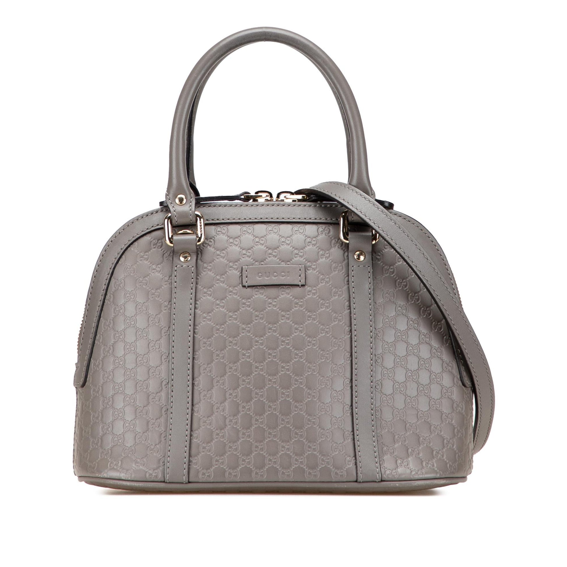 Gucci Microguccissima Dome Mini Travel Bag Satchel 35