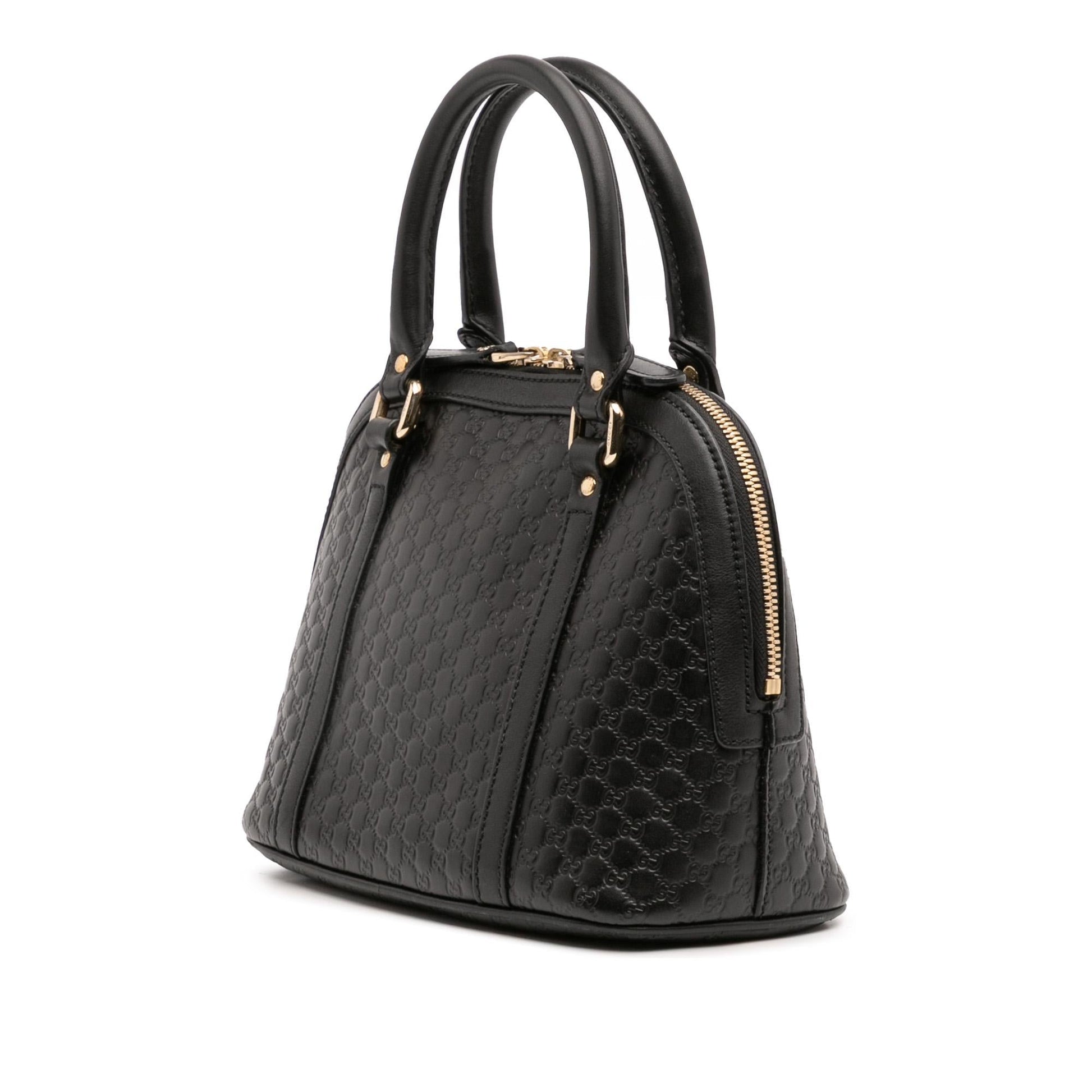 Gucci Microguccissima Dome Mini Travel Bag Satchel 36
