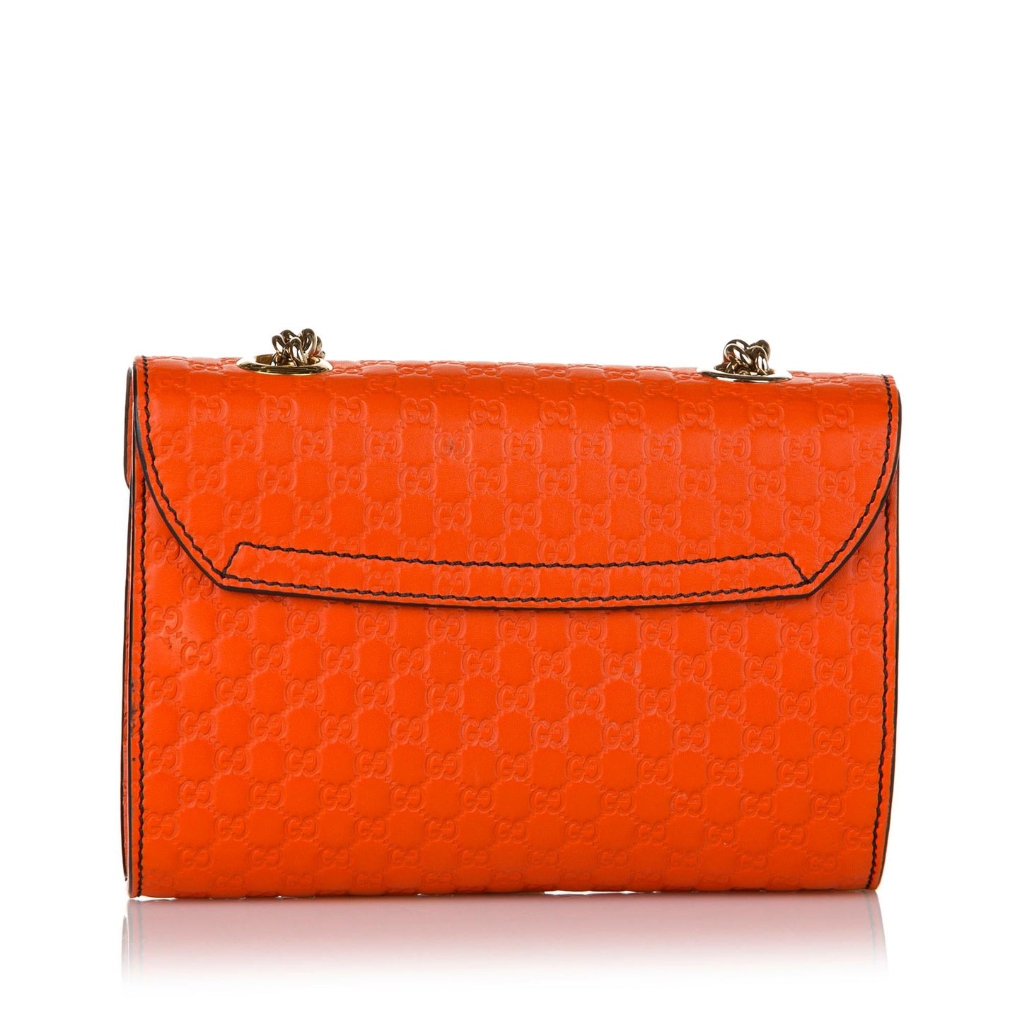 Gucci Microguccissima Emily SHG Calf Orange Mini Crossbody Bag