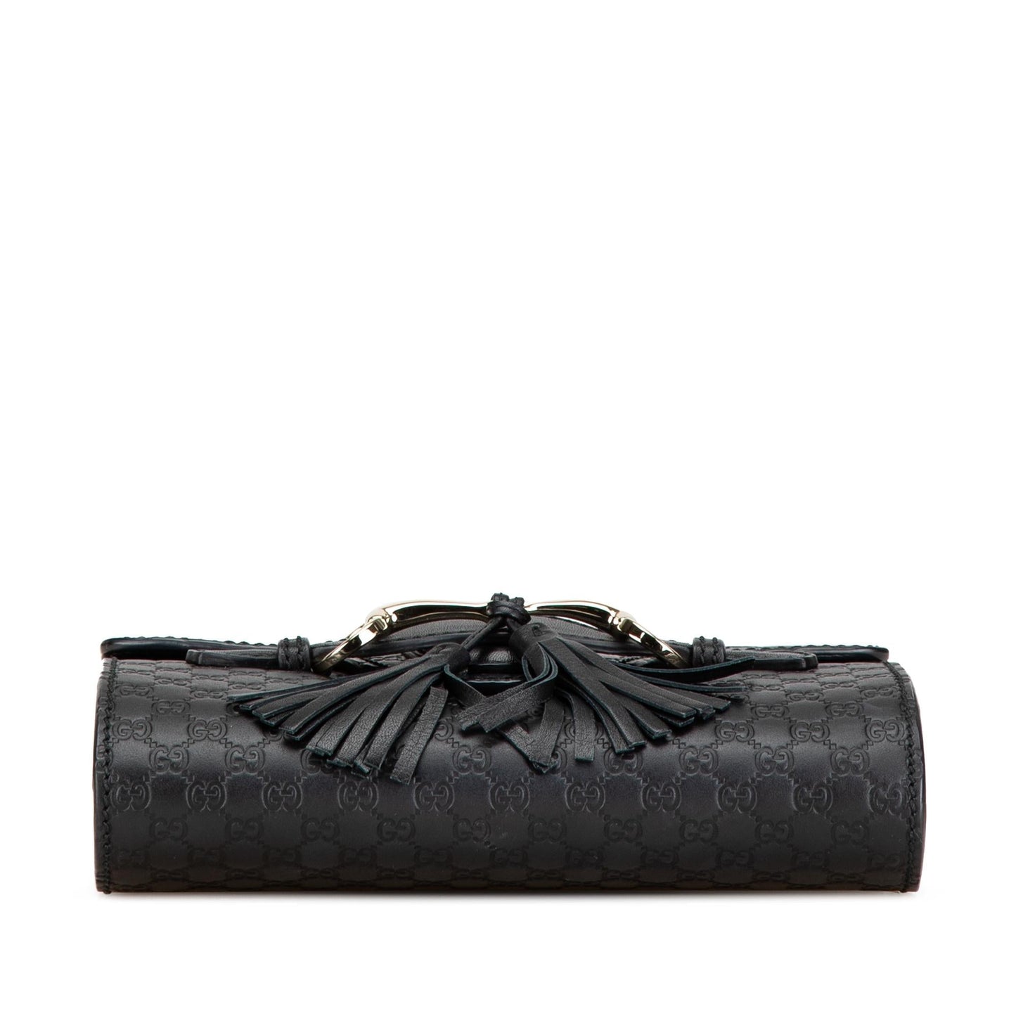 Gucci Microguccissima Emily SHG-YwpERH Calf Black Mini Crossbody Bag