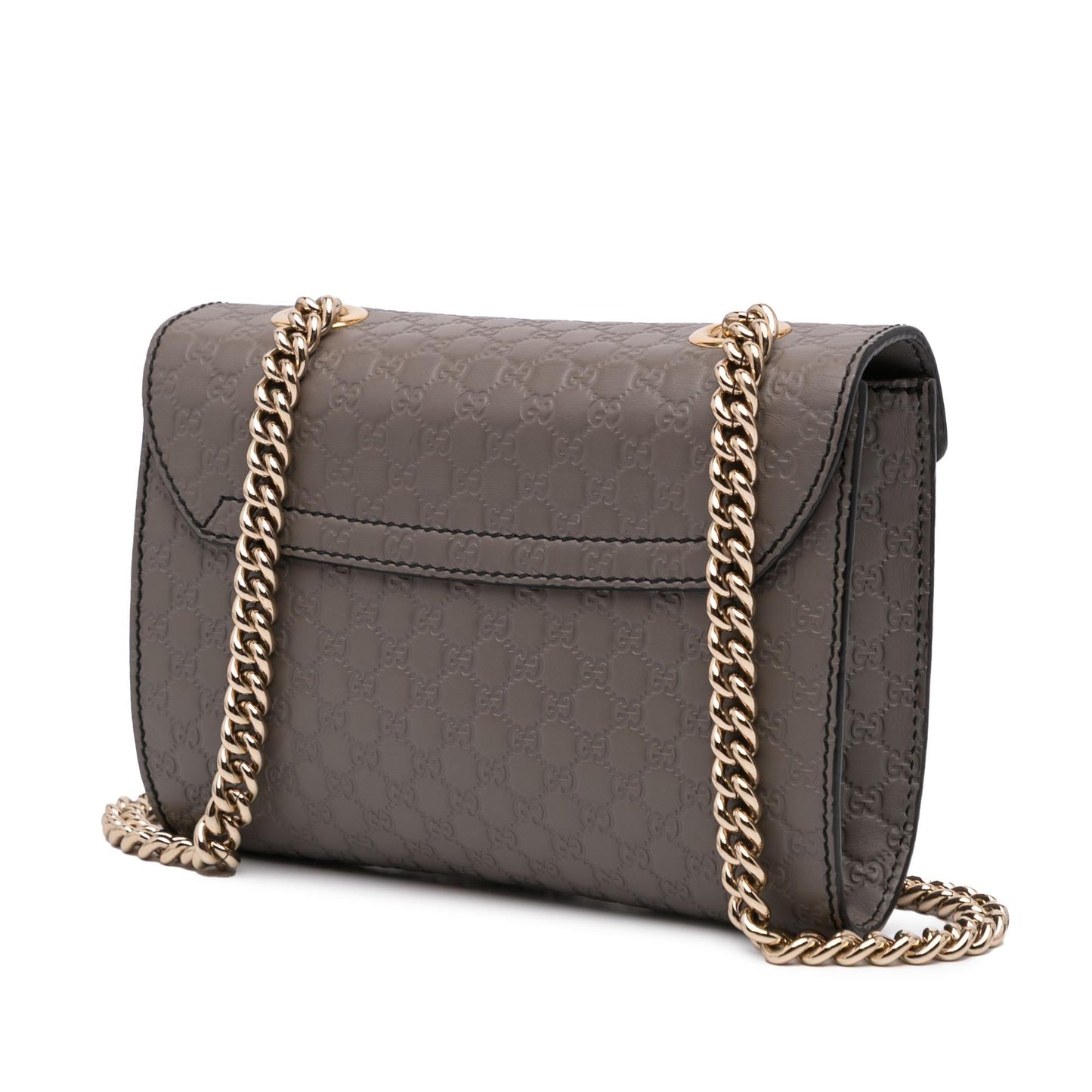 Gucci Microguccissima Emily Calf Grey Mini Crossbody Bag Crossbody 4