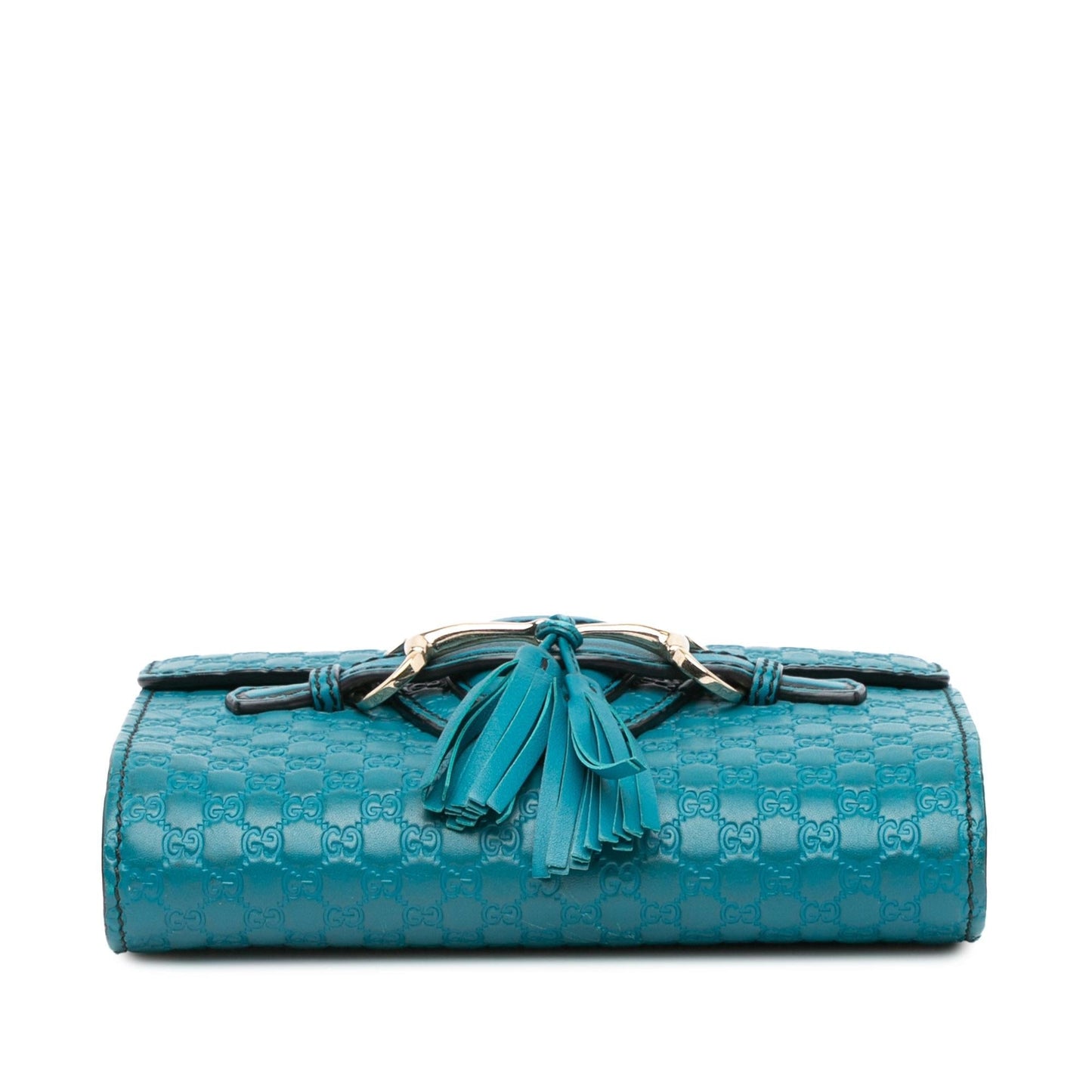 Gucci Microguccissima Emily Calf Blue Mini Crossbody Bag Crossbody 5