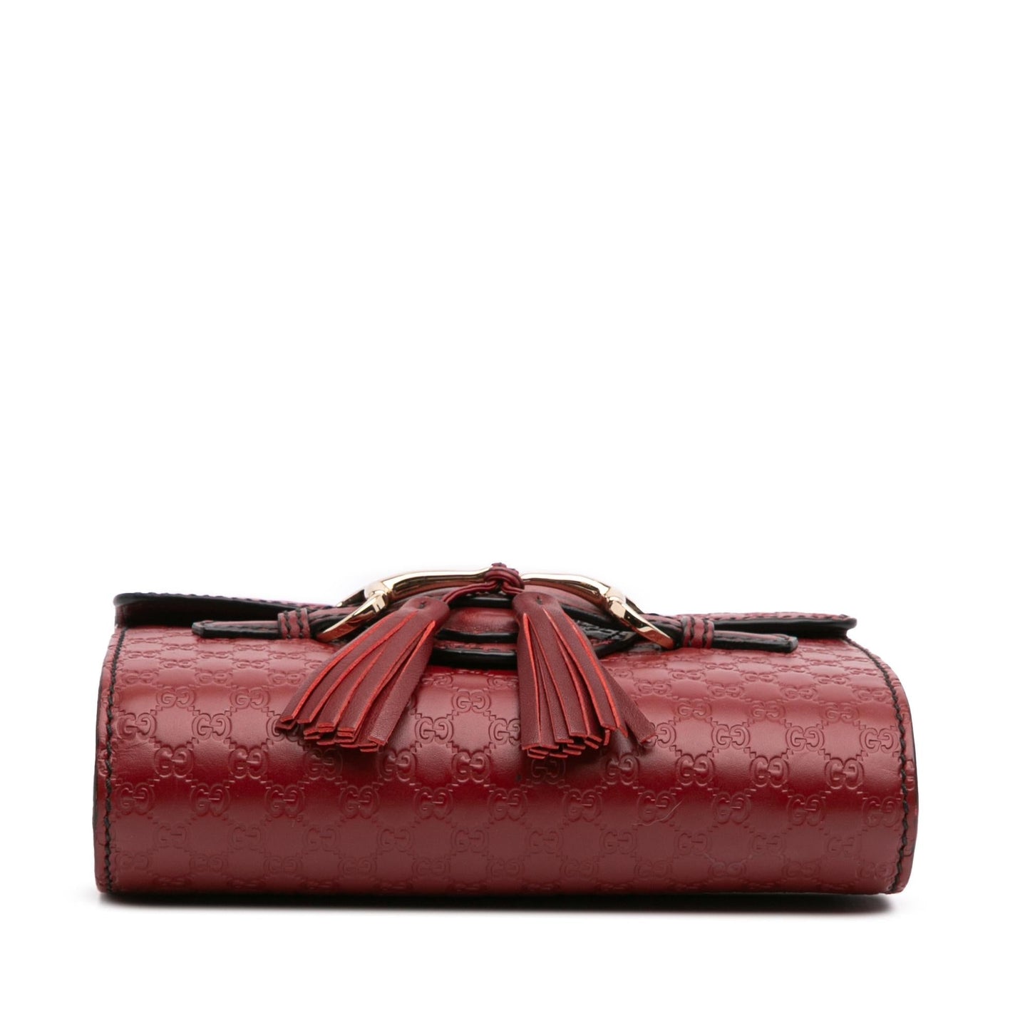 Gucci Microguccissima Emily Calf Red Mini Crossbody Bag Crossbody 14