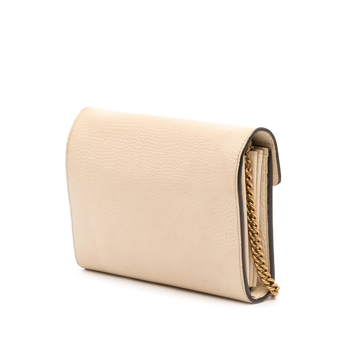 Gucci Pebbled Garden Dionysus Wallet on Calf Calfskin Brown Mini Crossbody Bag