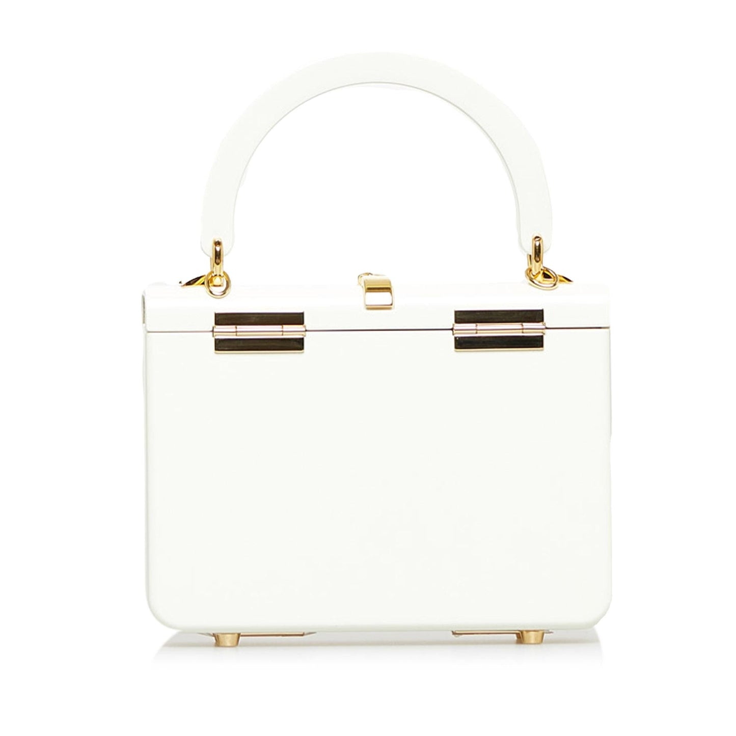 Gucci Plexiglass Sylvie SHG-Q83uco White Mini Satchel Bag