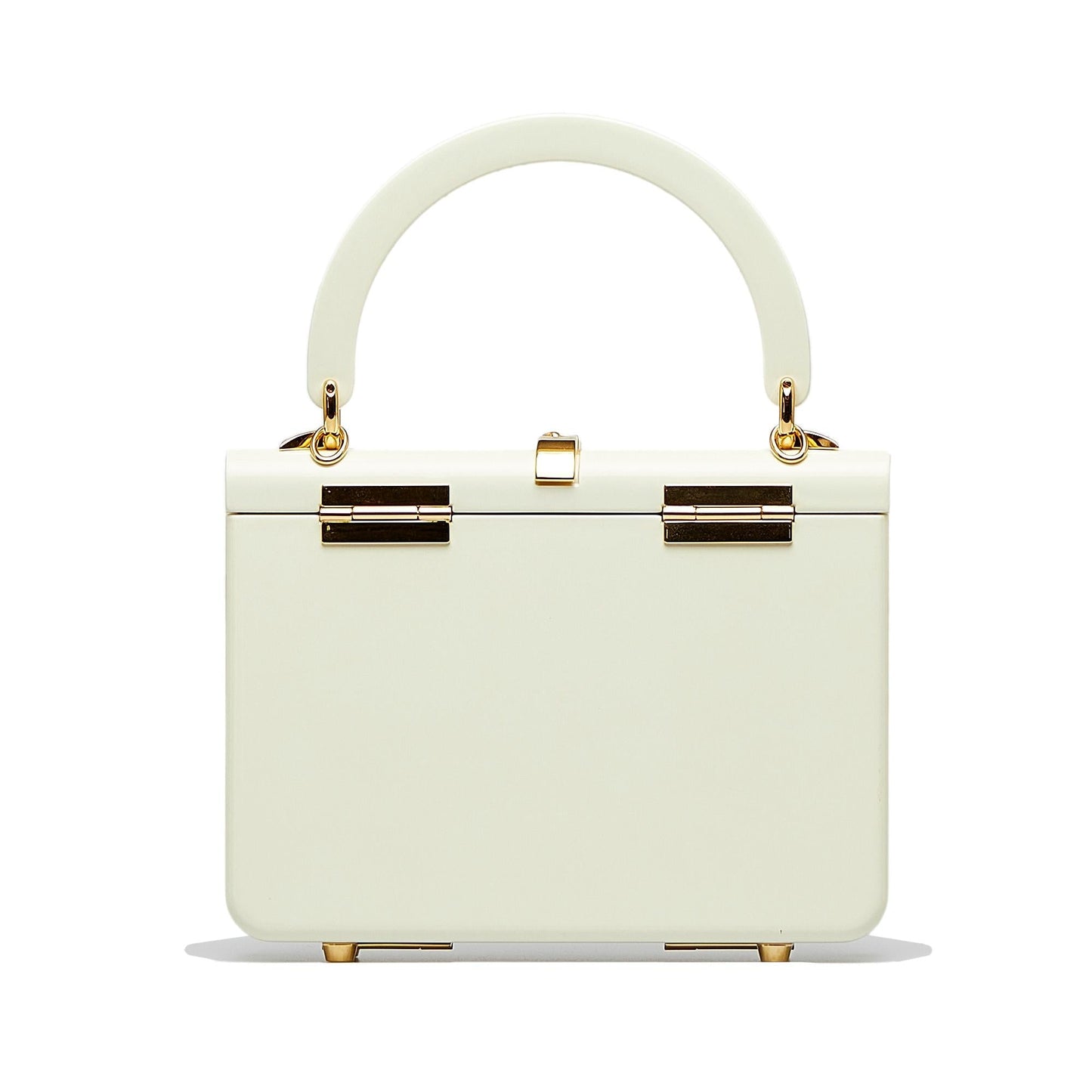 Gucci Plexiglass Sylvie SHG-cluuS3 White Mini Satchel Bag