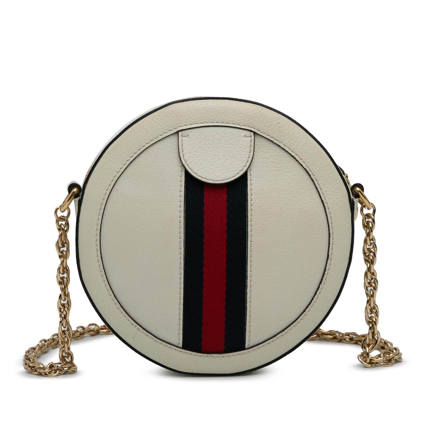 Gucci Round Ophidia SHG-MKTErB Leather Calf White Mini Crossbody Bag