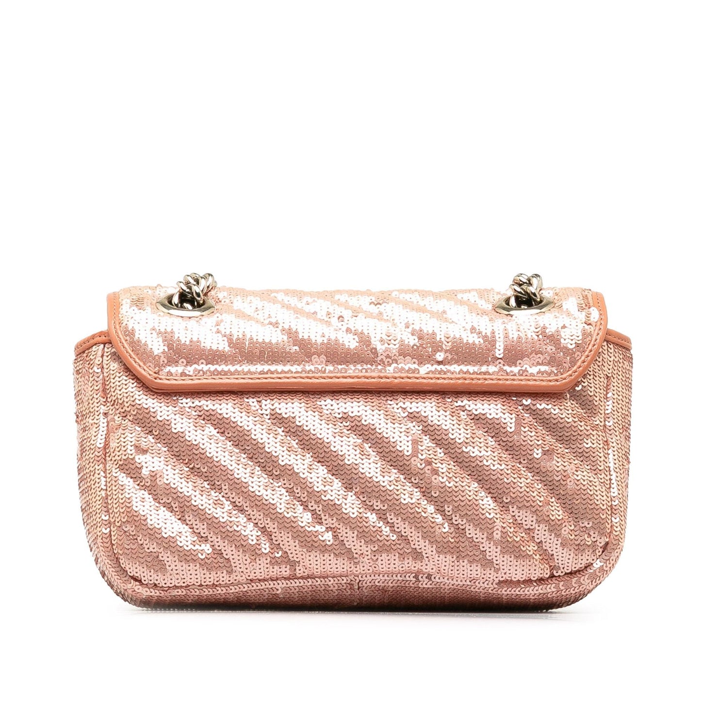 Gucci Sequin GG Marmont Matelasse Calf Pink Mini Crossbody Bag Bag 1