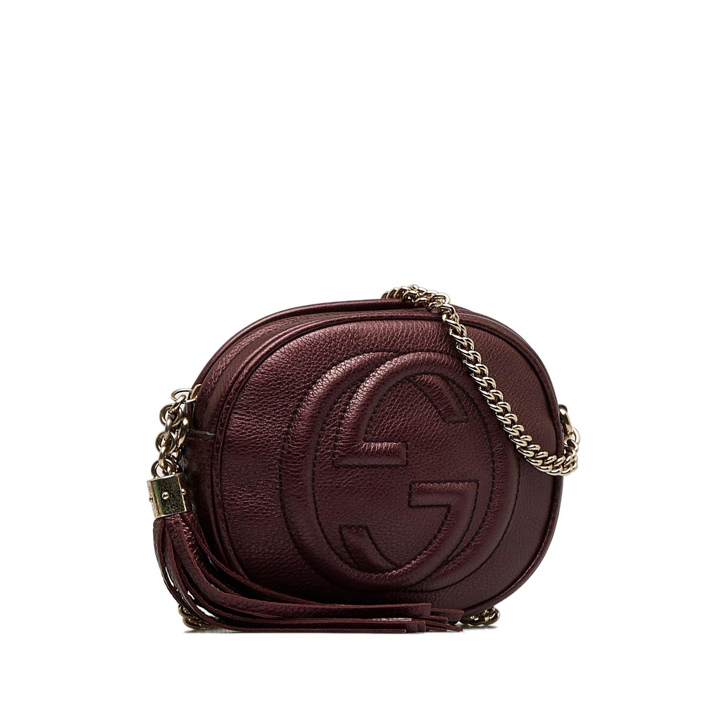 Gucci Soho SHG-Nv9jIP Calf Mini Chain Crossbody Bag