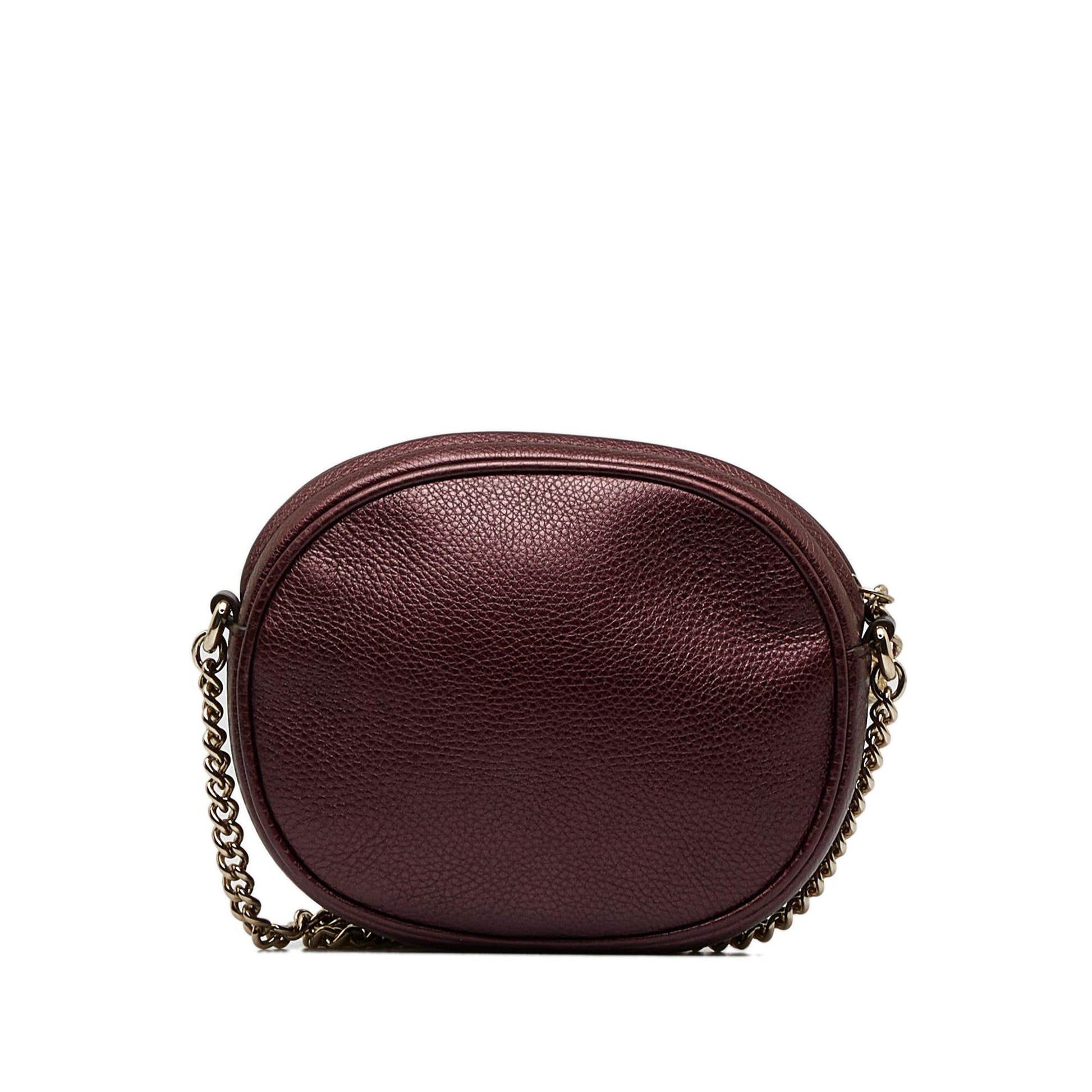 Gucci Soho SHG-I7ZSfT Calf Mini Chain Crossbody Bag
