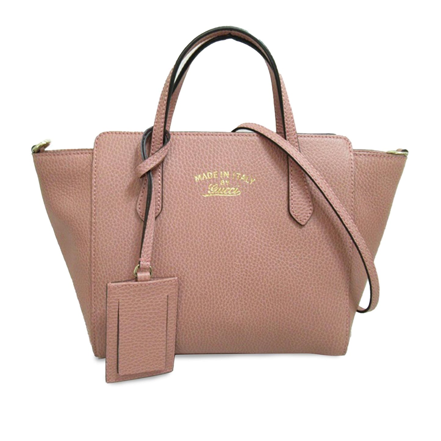 Gucci Swing SHG-60wp4j Calf Pink Mini Satchel Bag