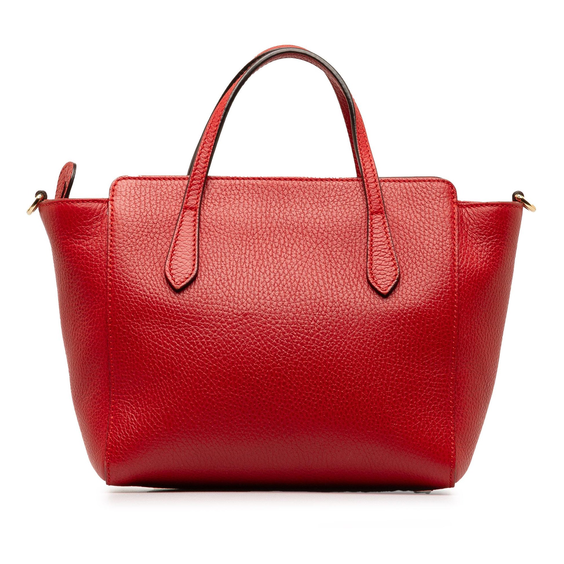 Gucci Swing Calf Red Mini Satchel Bag