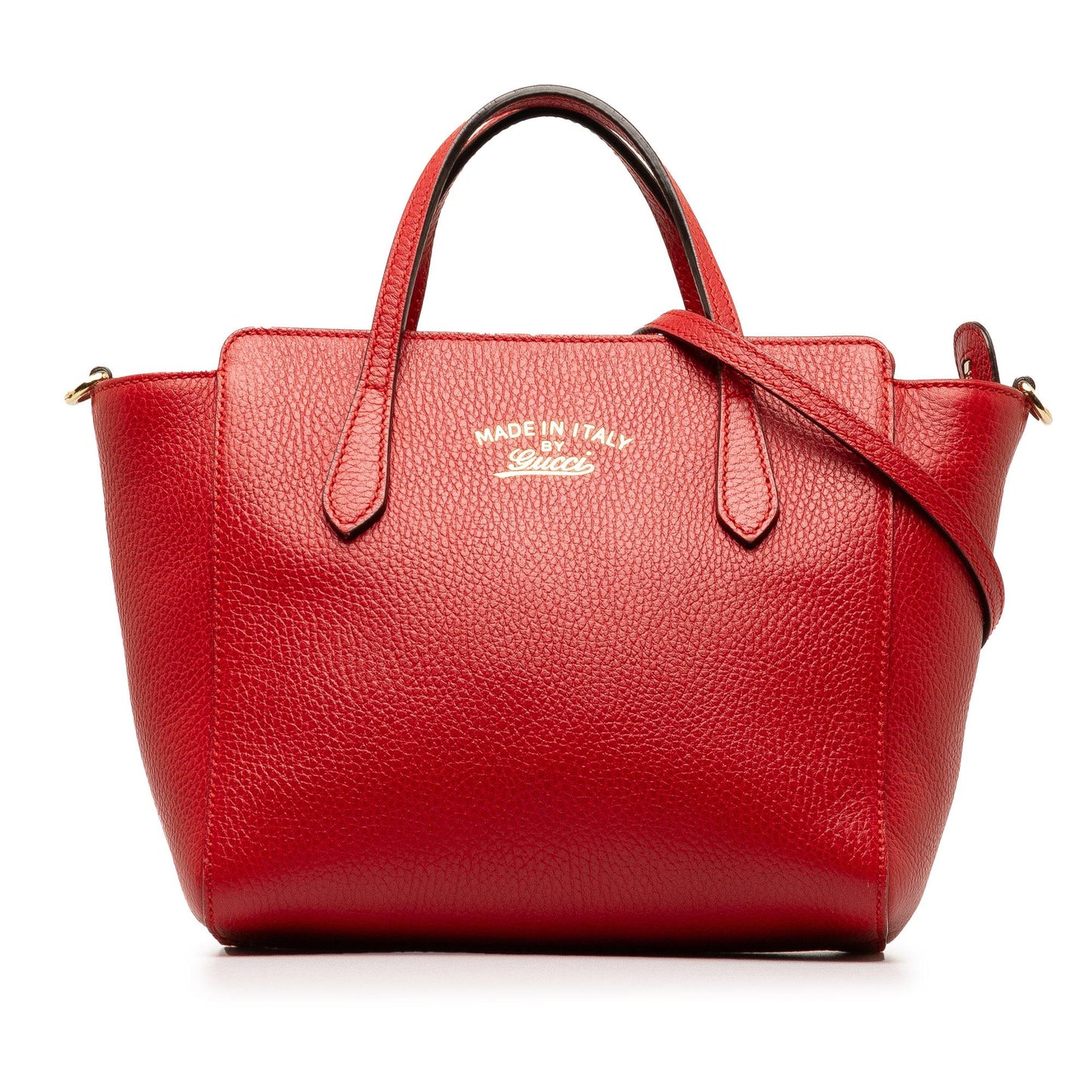 Gucci Swing Calf Red Mini Satchel Bag