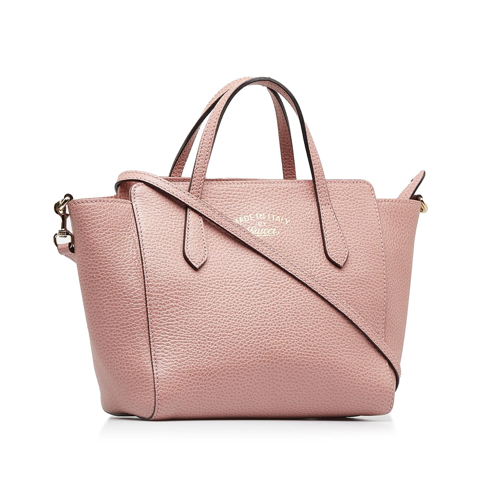 Gucci Swing SHG-cCoE16 Calf Pink Mini Satchel Bag