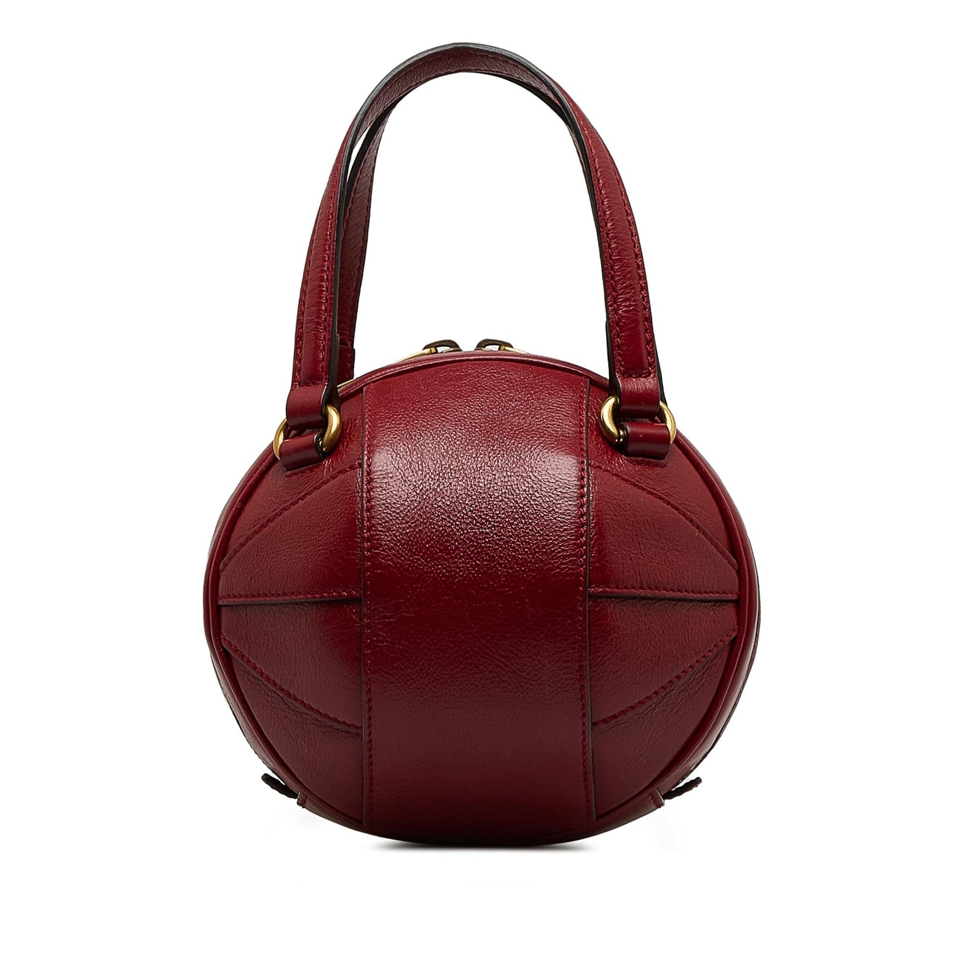 Gucci Tifosa Basketball SHG-fMcIA4 Calf Red Mini Satchel Bag