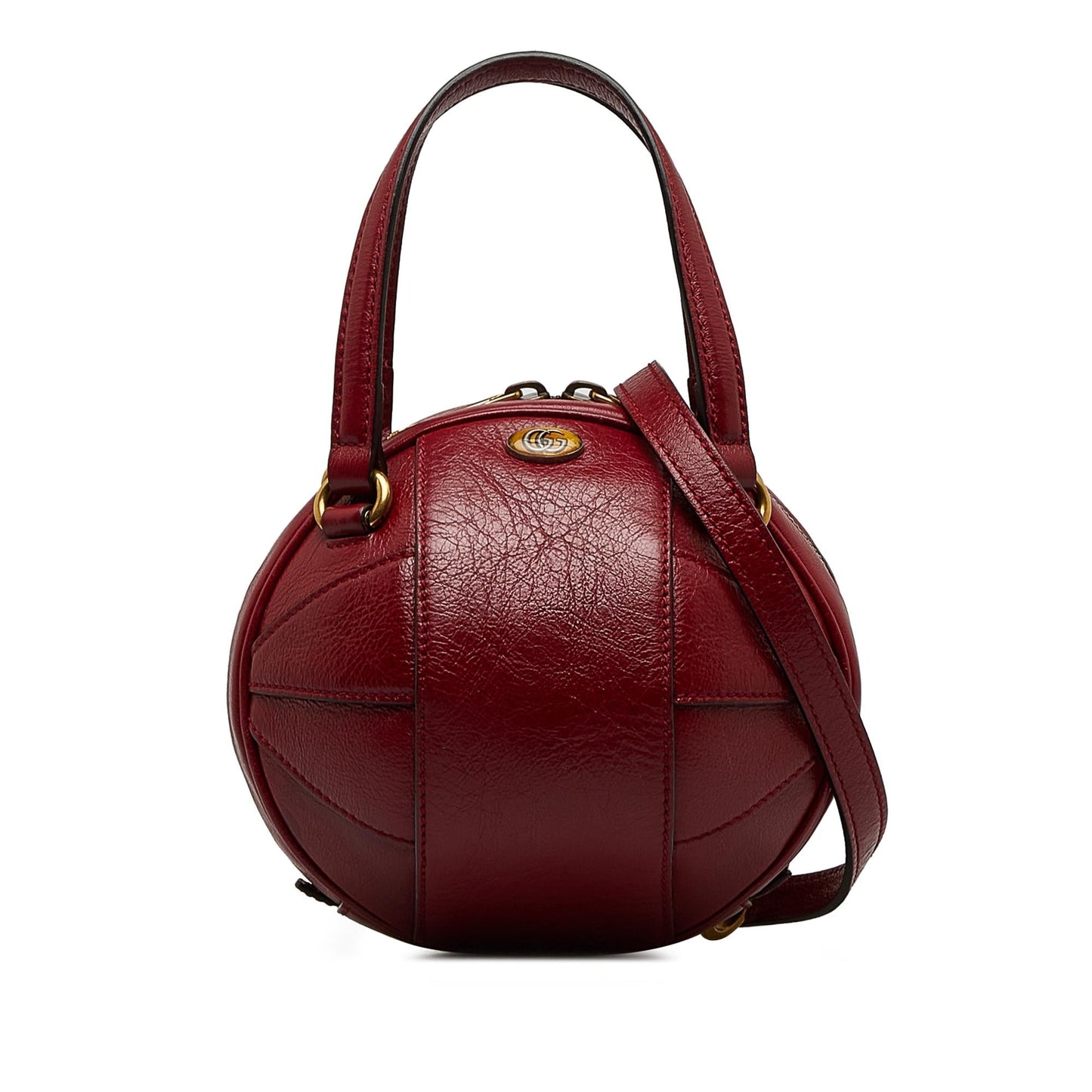 Gucci Tifosa Basketball SHG-fMcIA4 Calf Red Mini Satchel Bag