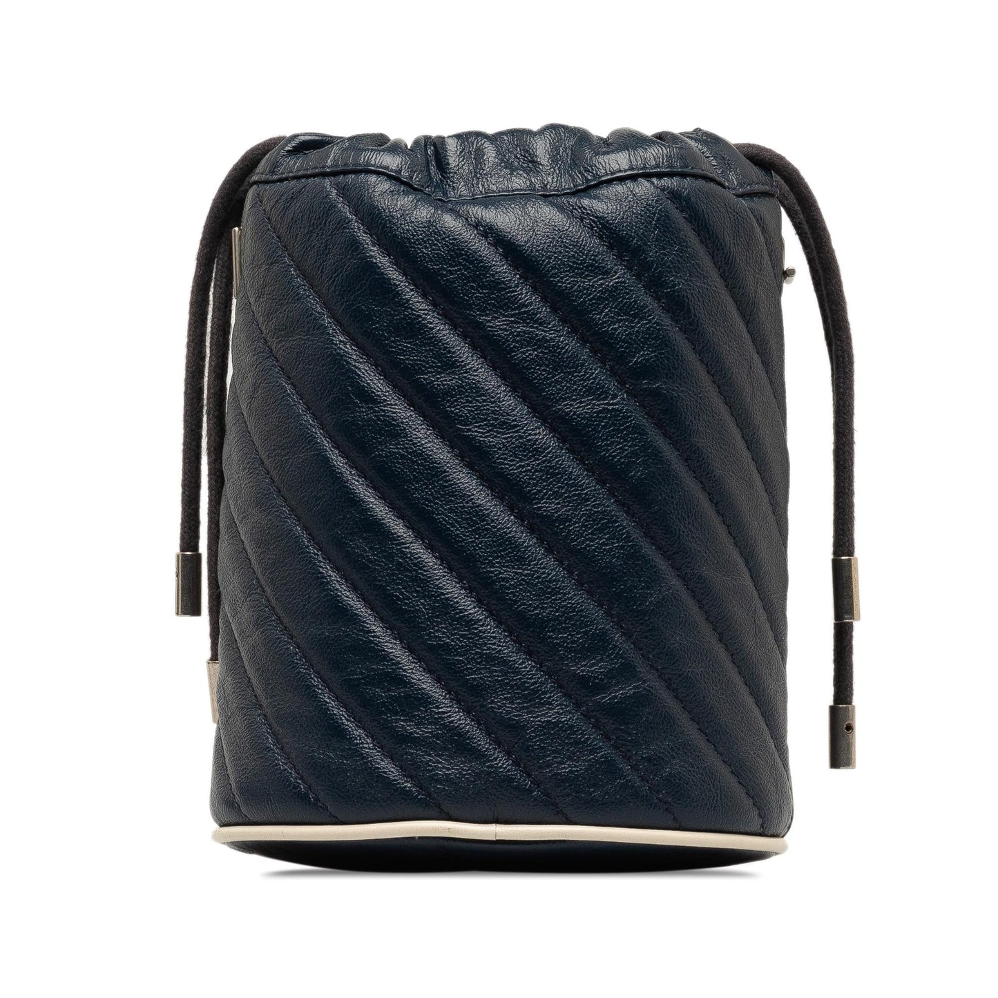 Gucci Torchon GG Marmont SHG-qmVK2y Calf Blue Mini Bucket Shoulder Bag
