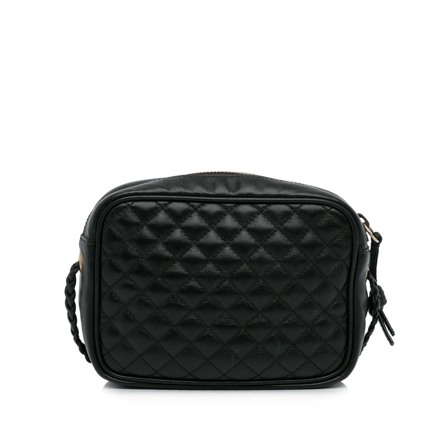 Gucci Trapuntata SHG-7T54dj Calf Black Mini Crossbody Bag