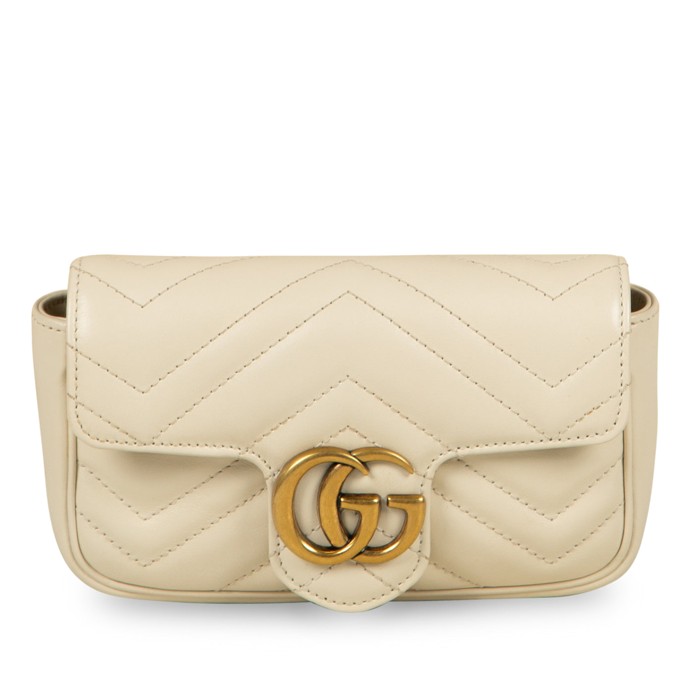 Gucci Super Marmont Handbag White Mini Travel Bag