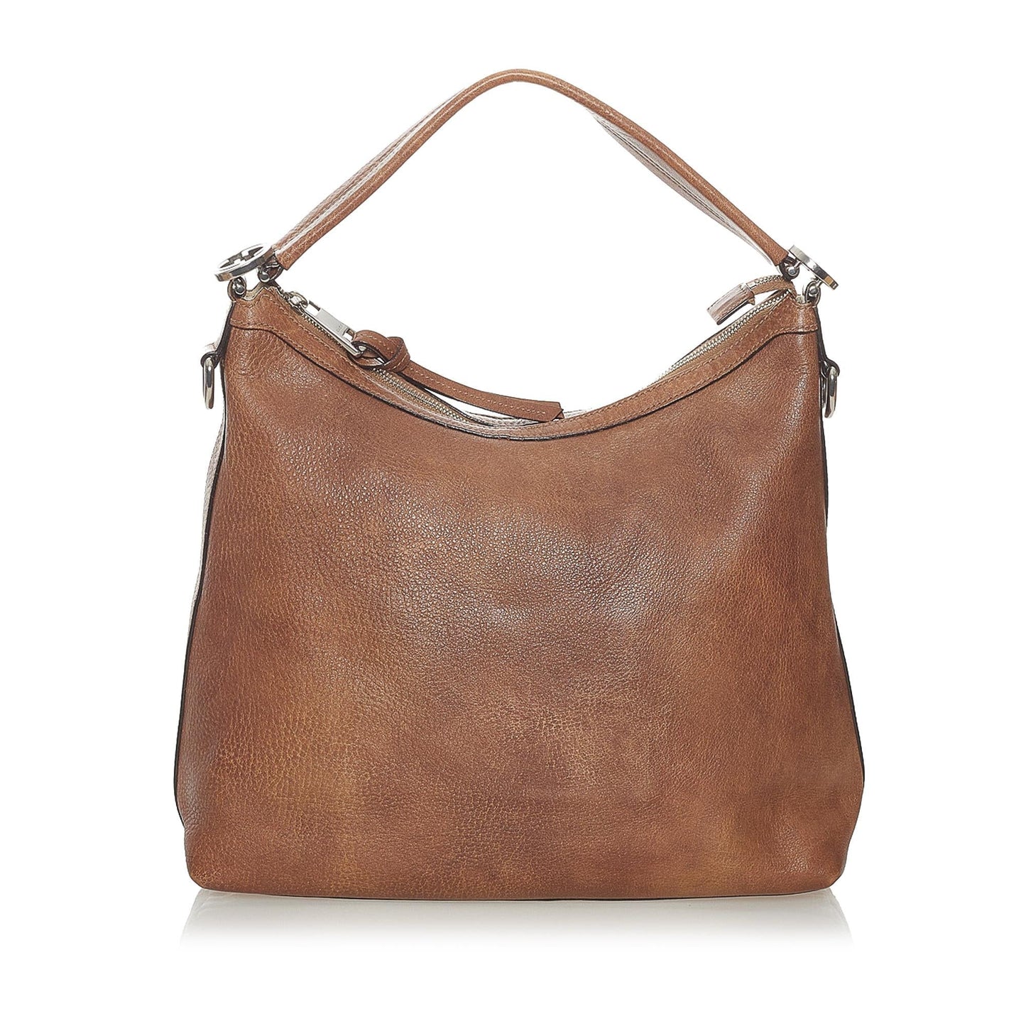 Gucci Miss GG SHG Leather Calf Brown Satchel Bag 3