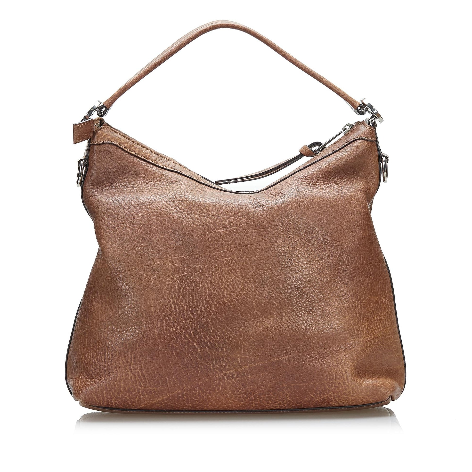 Gucci Miss GG SHG Leather Calf Brown Satchel Bag Satchel Shg