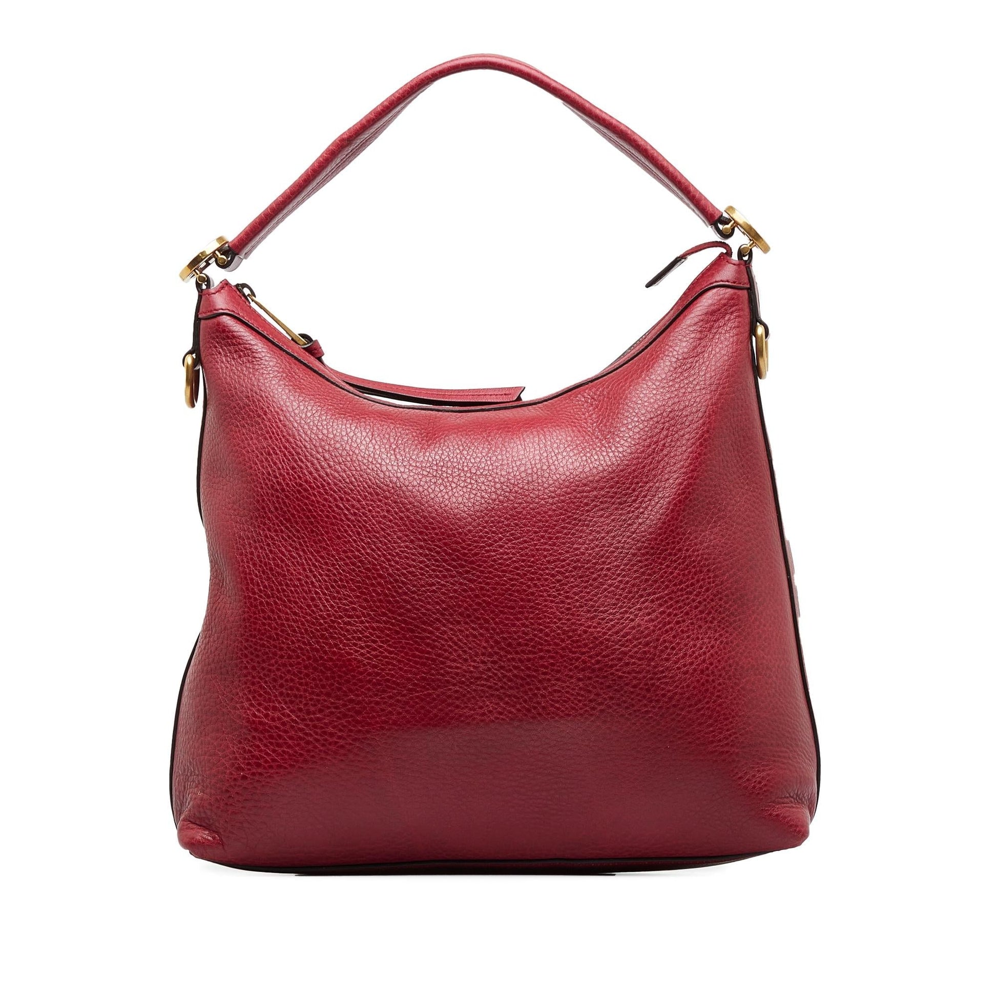 Gucci Miss GG SHG-qNh22D Calf Red Satchel Bag