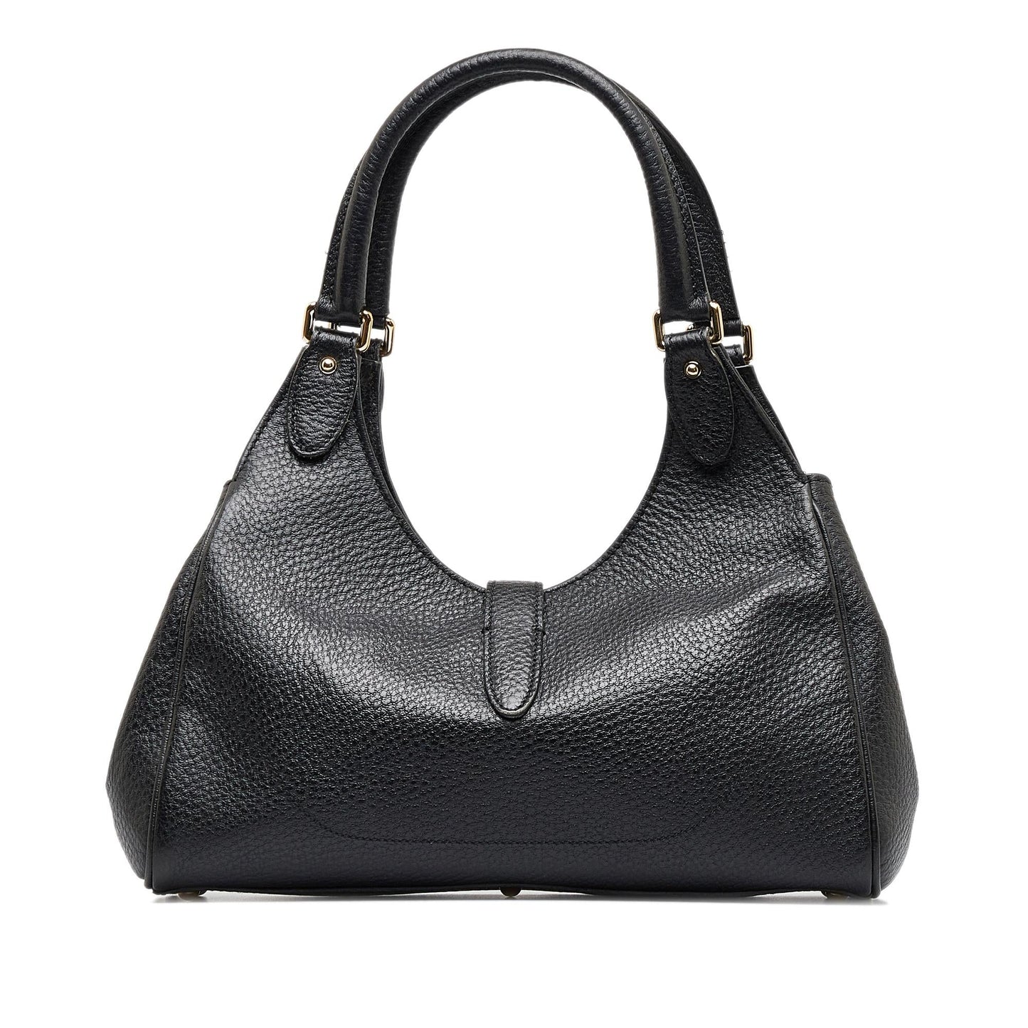 Gucci New Jackie SHG-QKS46s Calf Black Satchel Bag